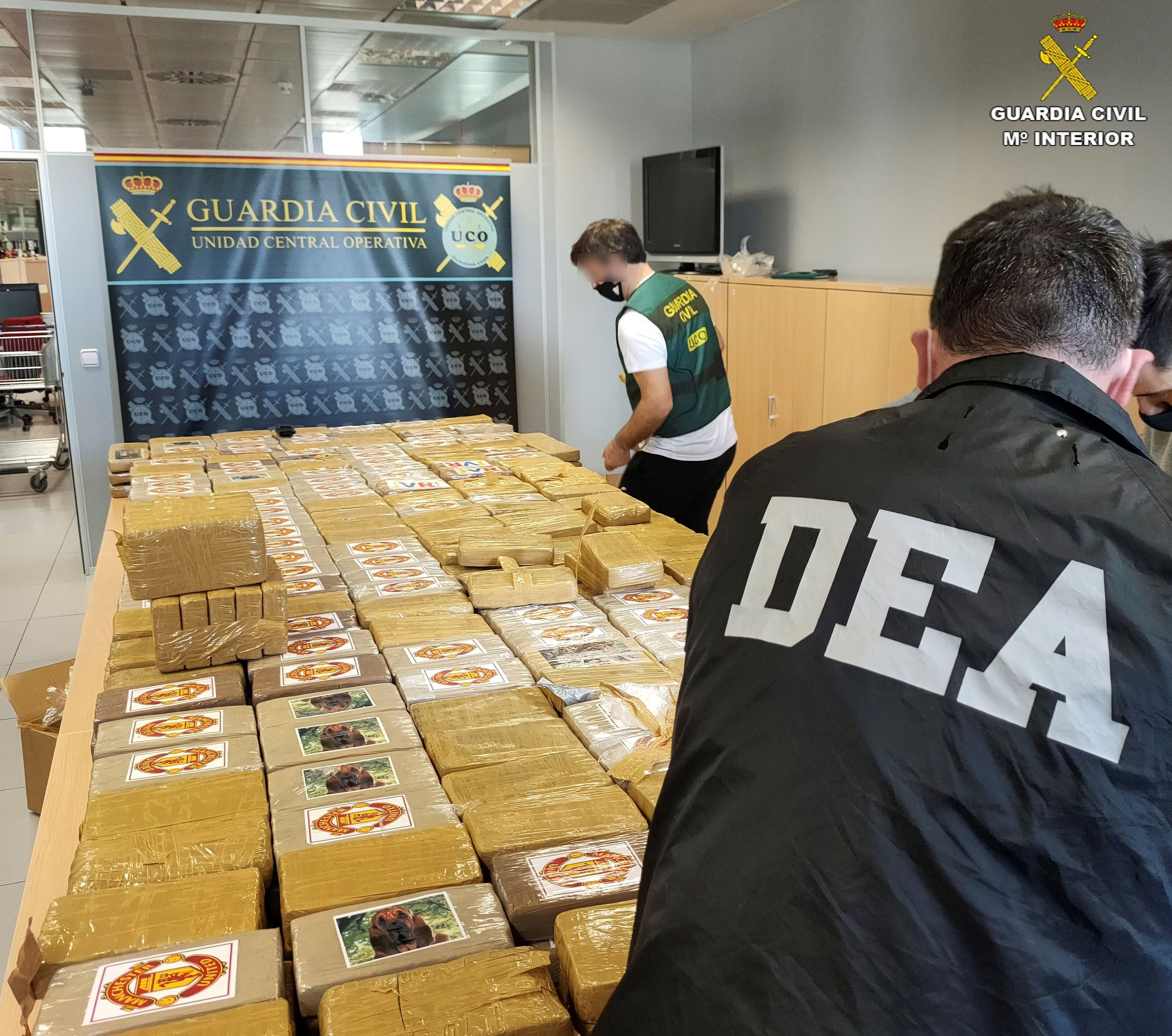 Decomiso de 560 kilos de cocaína llevado a cabo en Ribadeo.