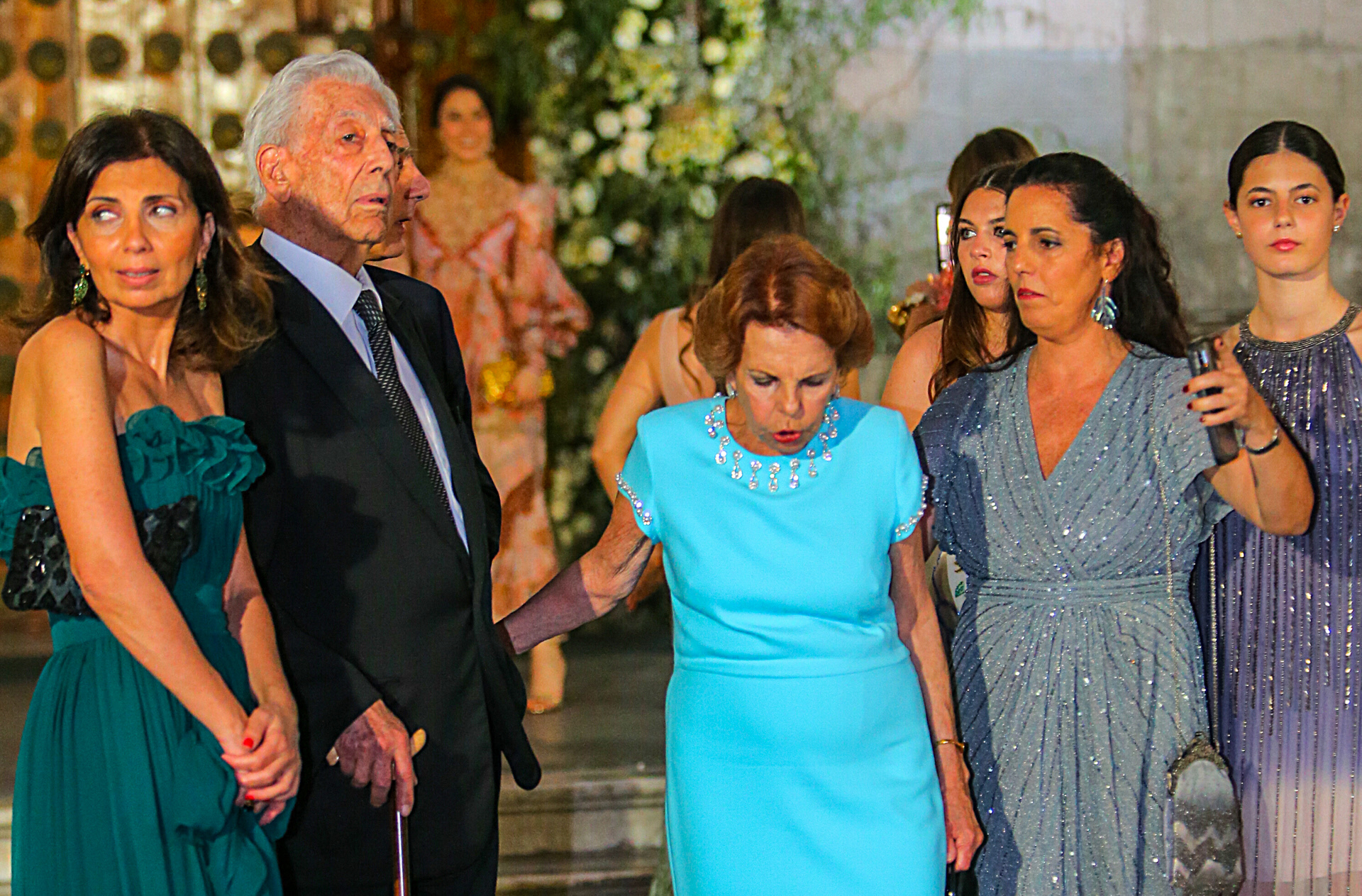 Mario Vargas Llosa y su ex no ex Patricia, hace unos días en Perú.