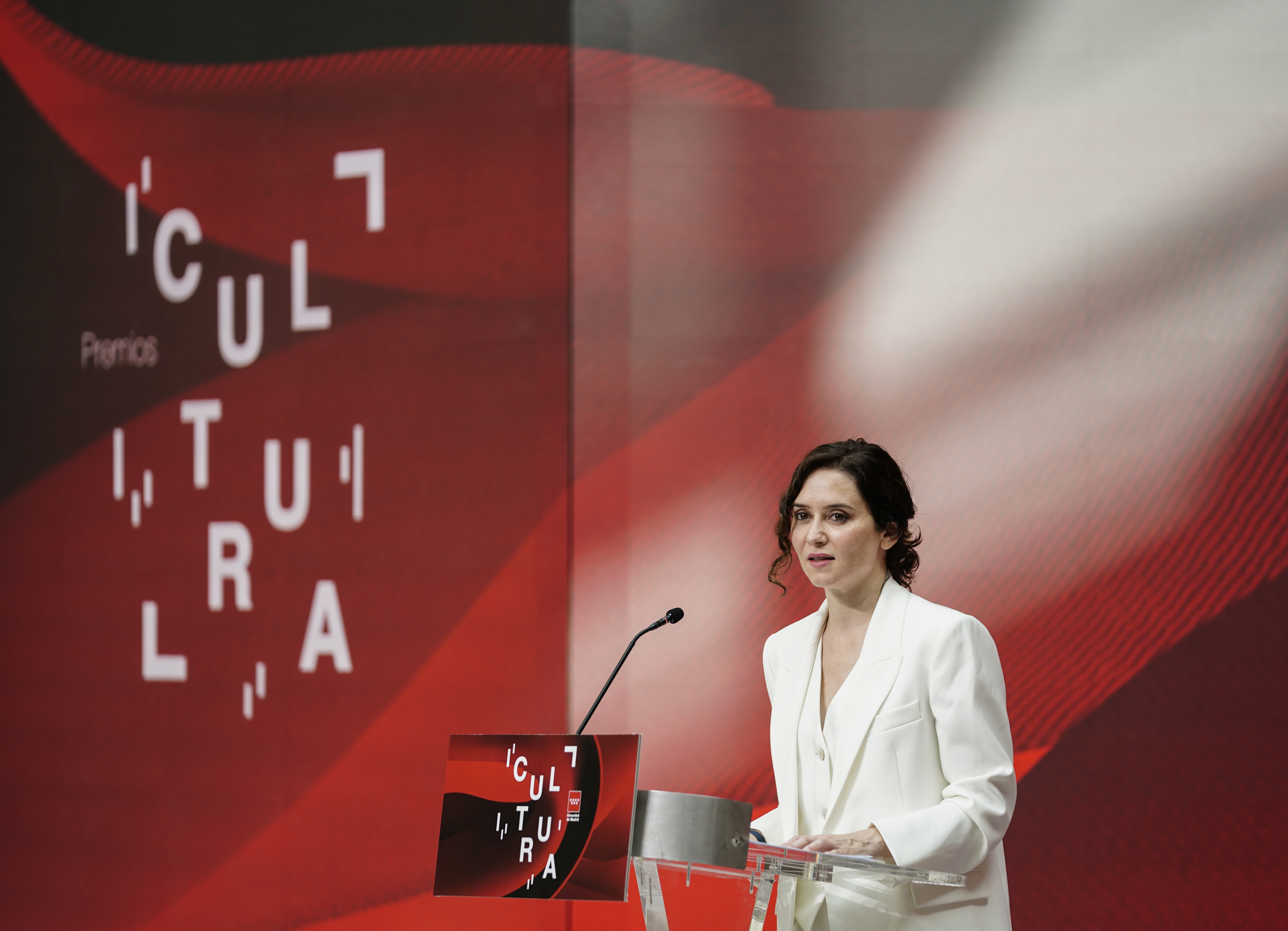 Isabel Díaz Ayuso entrega los Premios de Cultura de la Comunidad de Madrid.