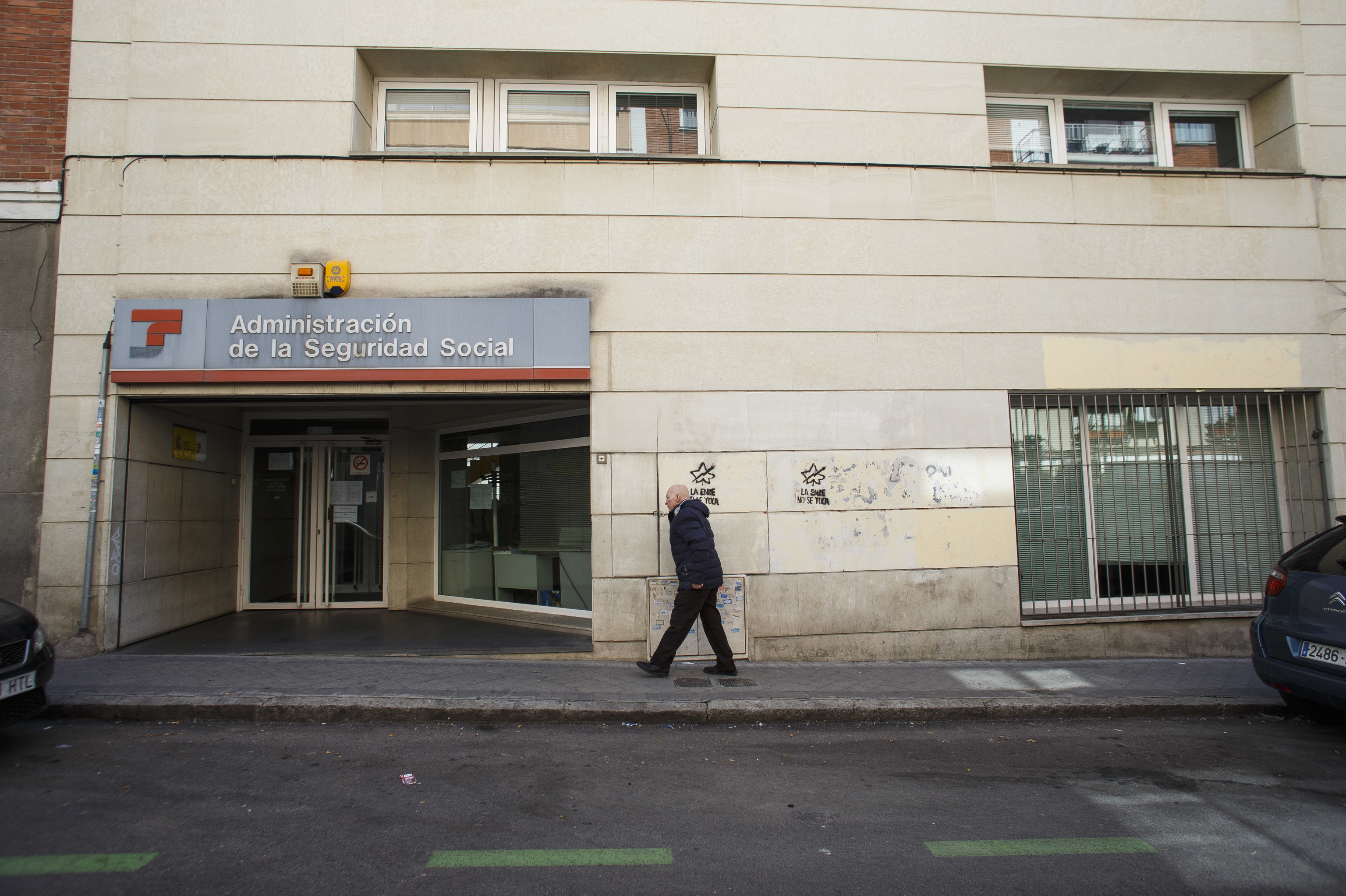 Una oficina de la Seguridad Social en Madrid.