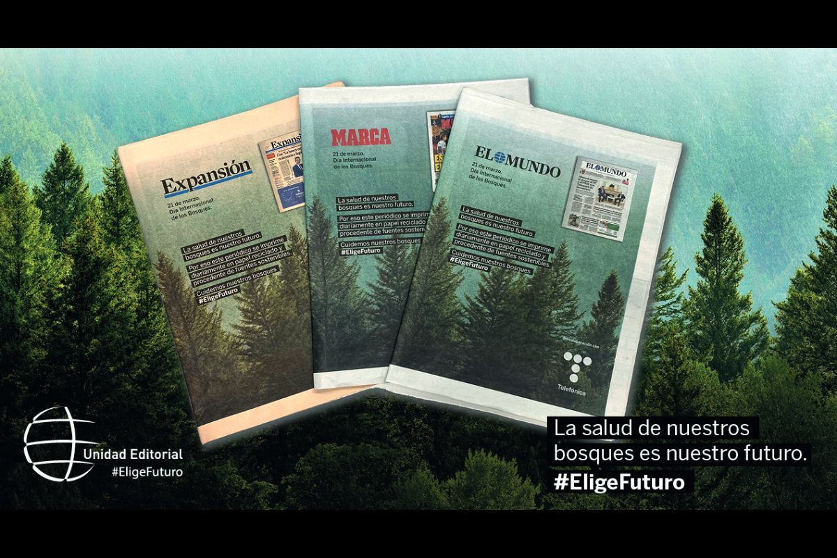 Unidad Editorial, comprometida con la proteccin de los bosques