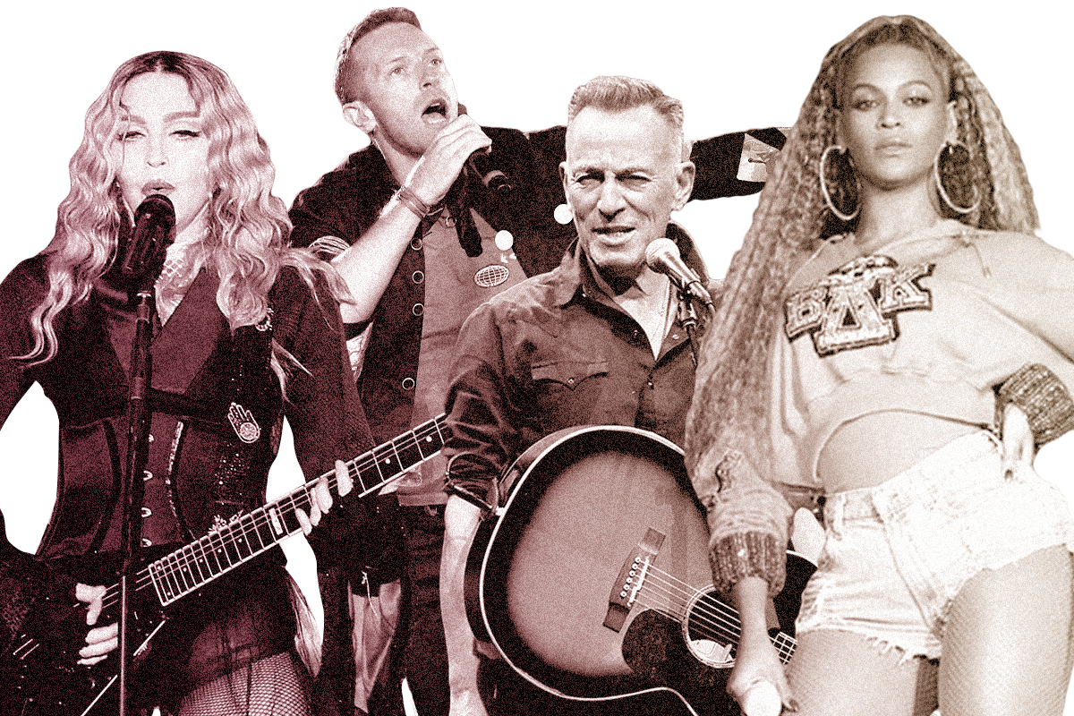 Madonna, Coldplay, Bruce Springsteen y Beyoncé, protagonistas de las grandes giras de los próximos meses.