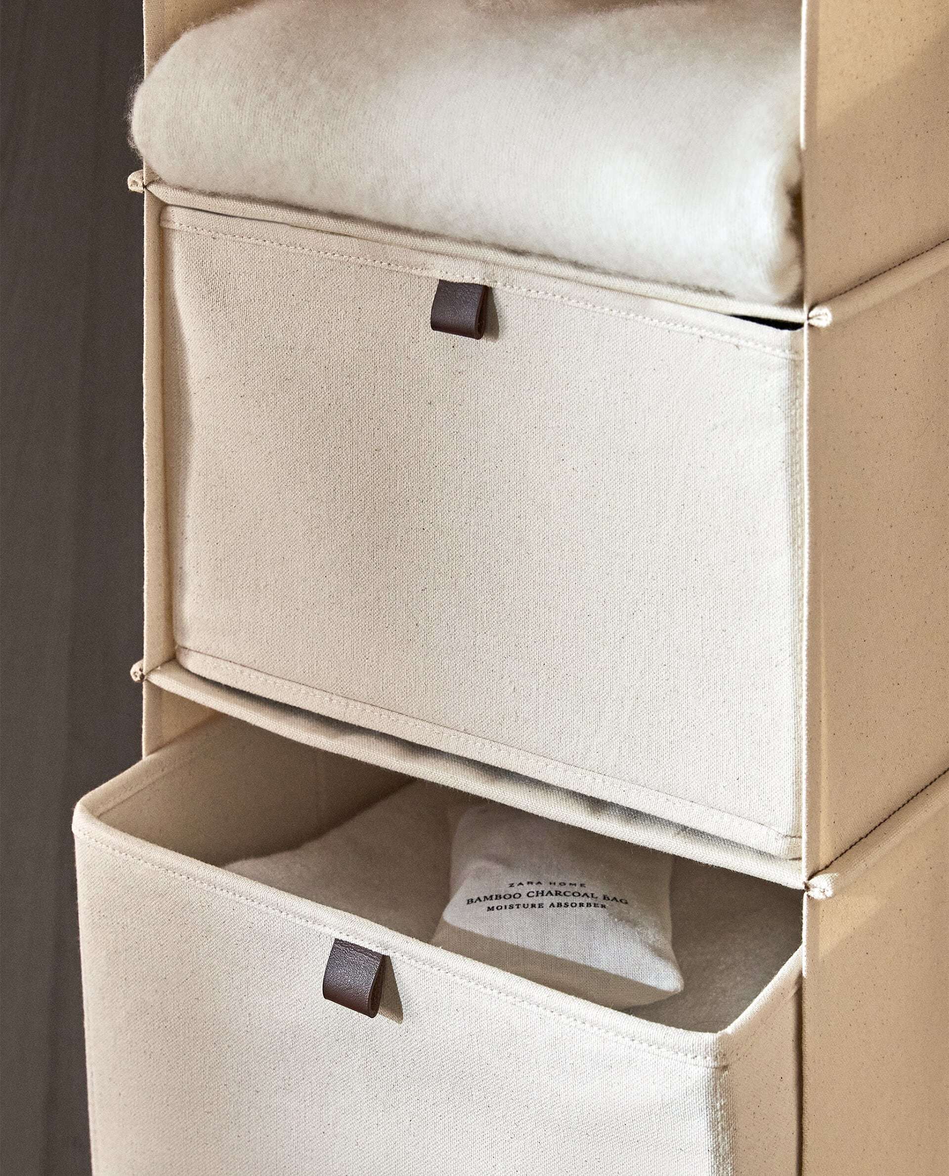 ALT: As son las nuevas cajas de almacenaje de Zara Home, perfectas para tus armarios
