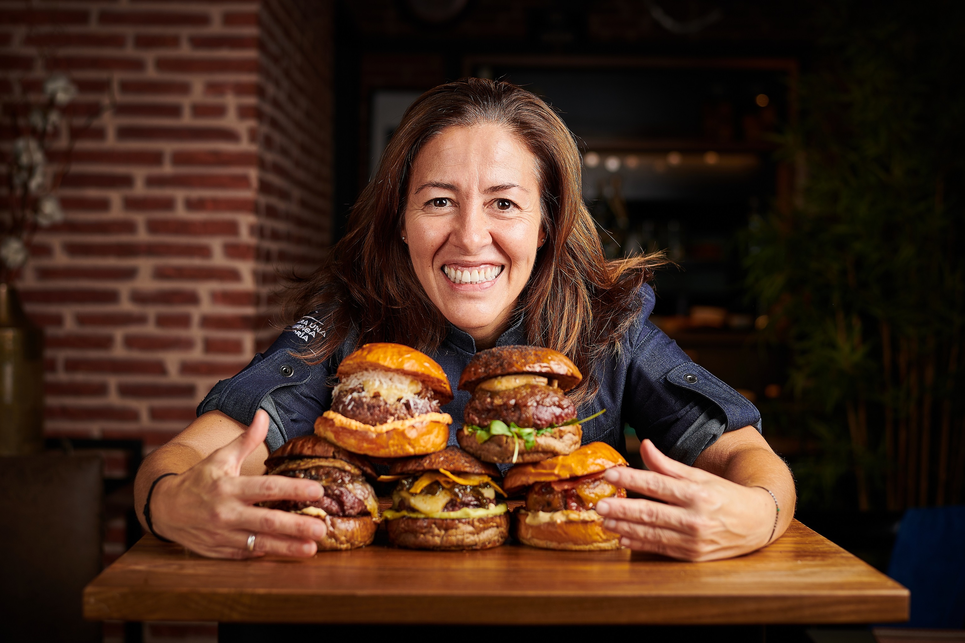 Vanessa San Jos, creadora de las hamburguesas de la Bistroteca.