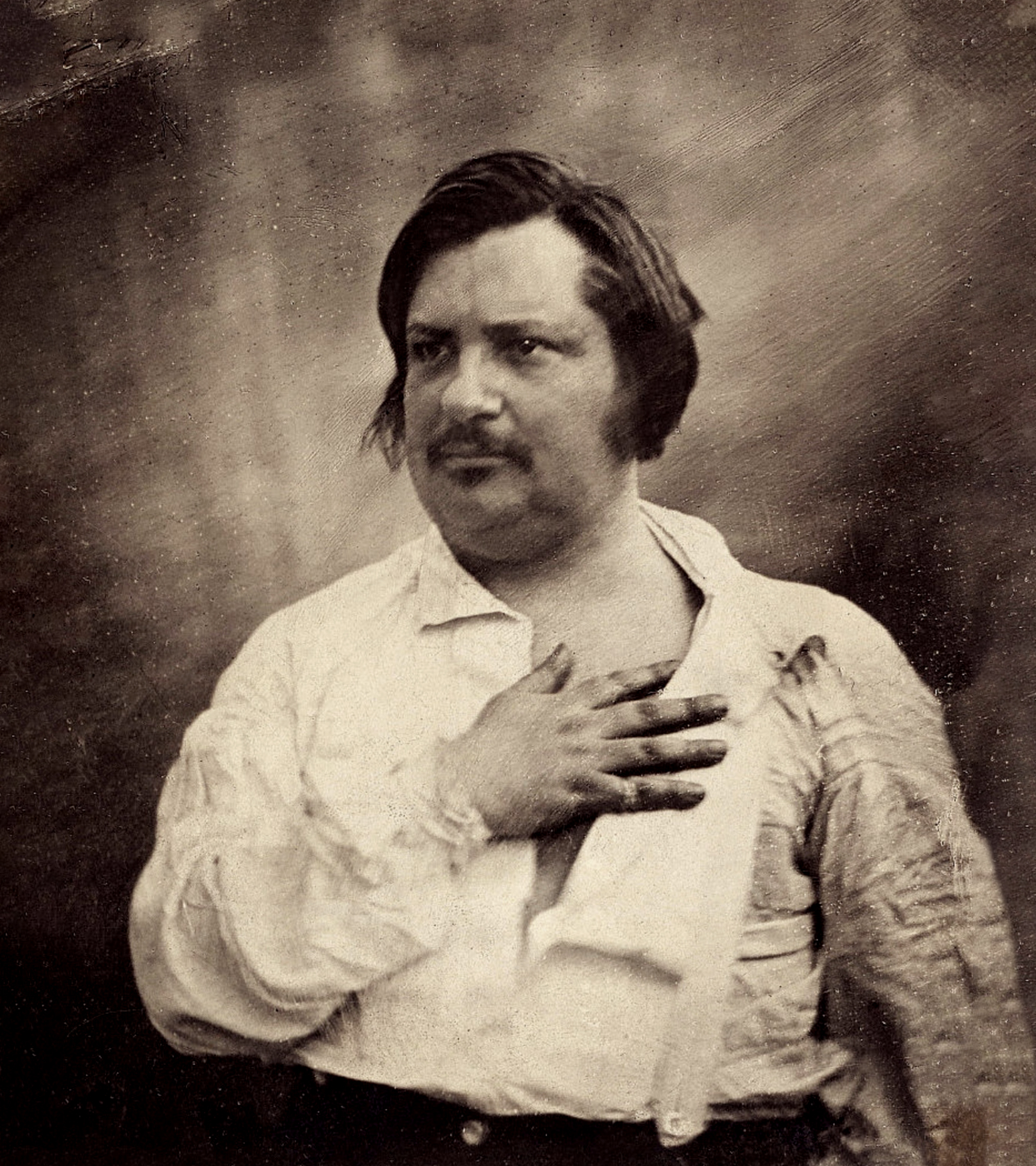 Balzac, retratado en 1842.