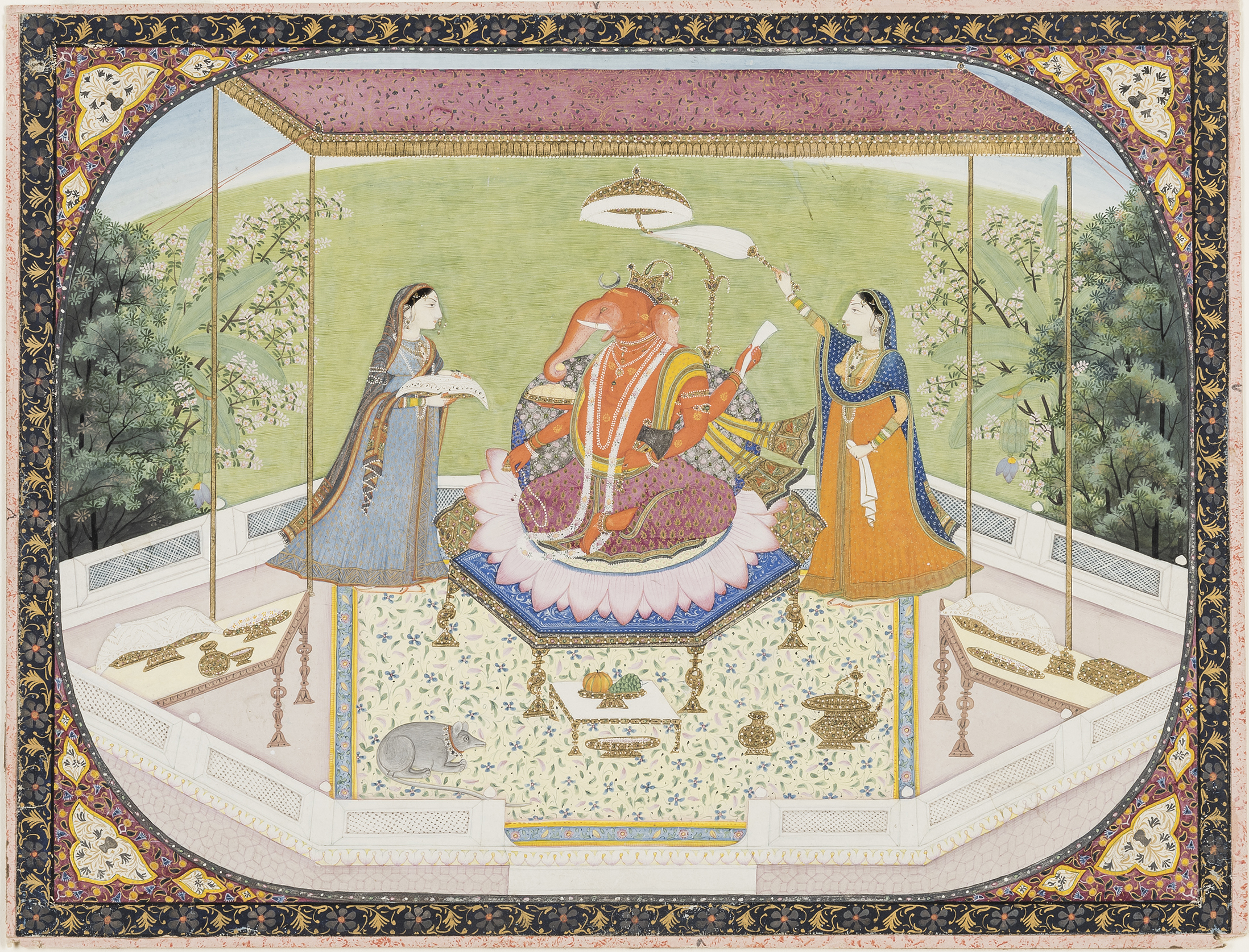 'Adoracin de Ganesh' (hacia 1835).