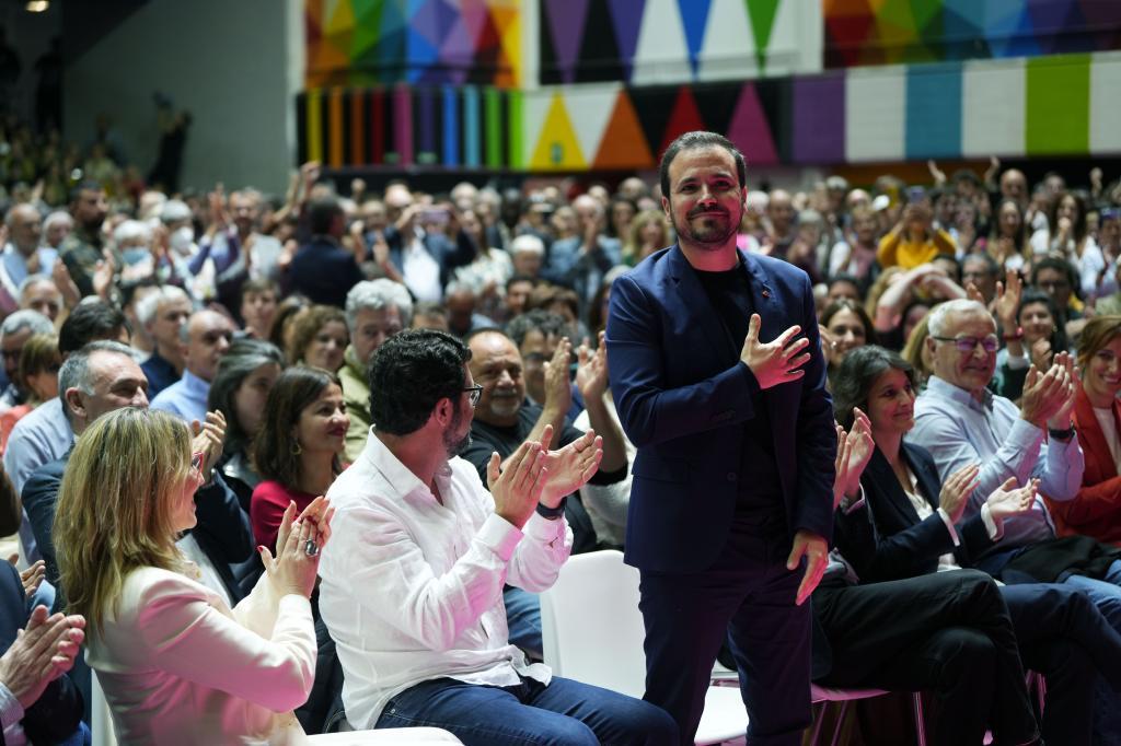 Alberto Garzón, en la presentación de la candidatura de Sumar para las elecciones generales.