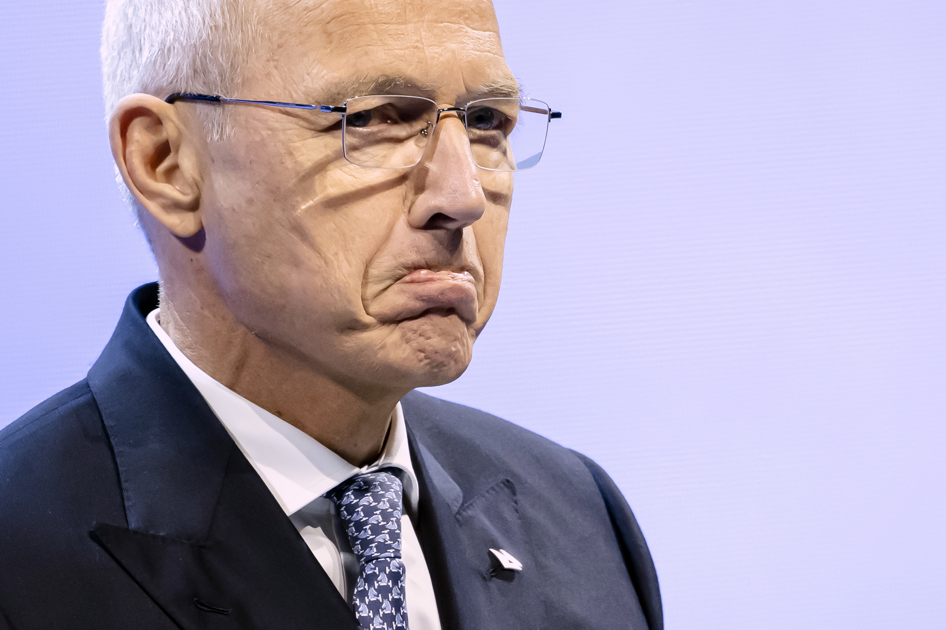 El presidente de Credit Suisse, Axel P. Lehmann, este martes.