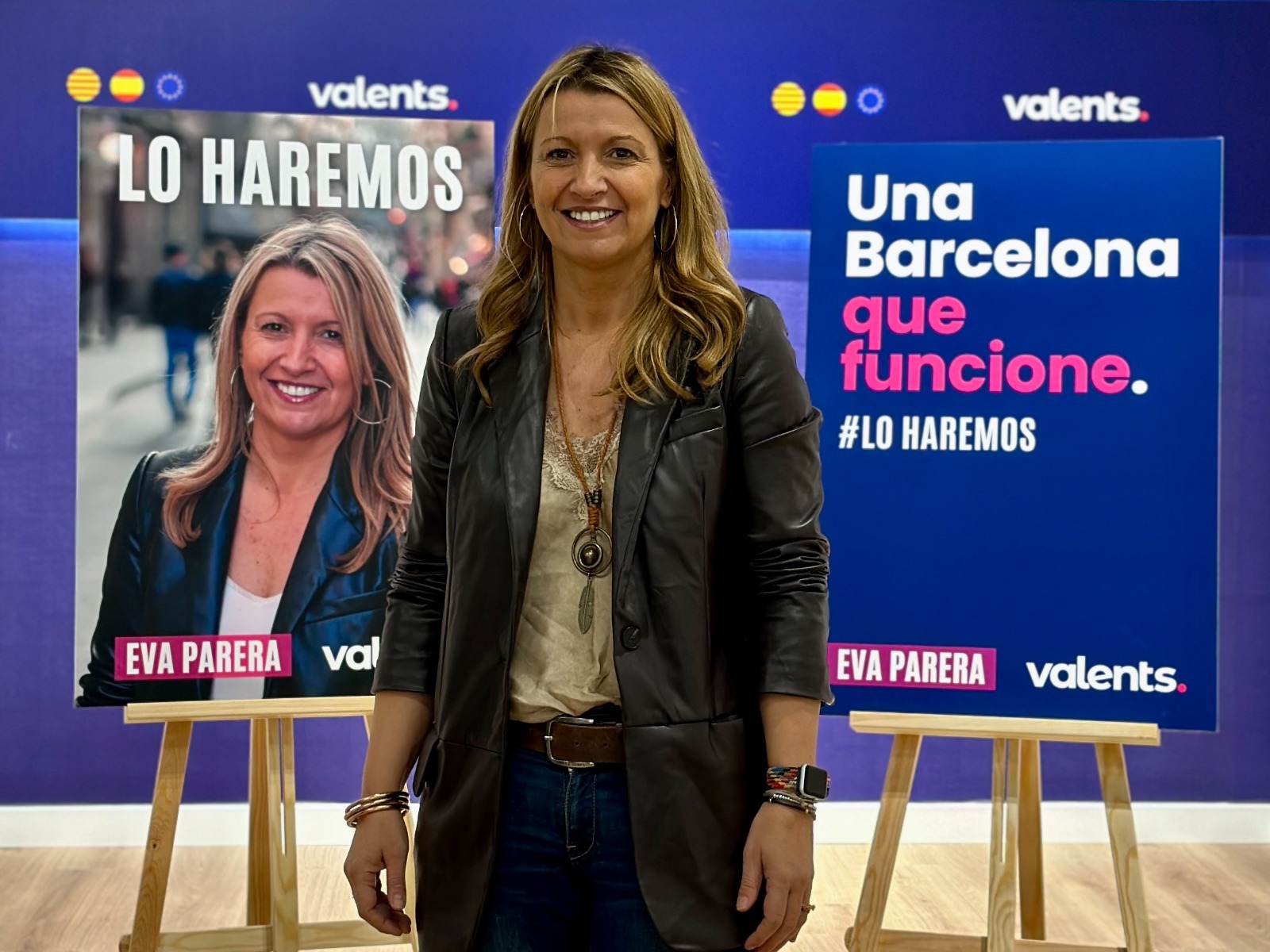 Eva Parera, alcaldable de Valents en Barcelona.