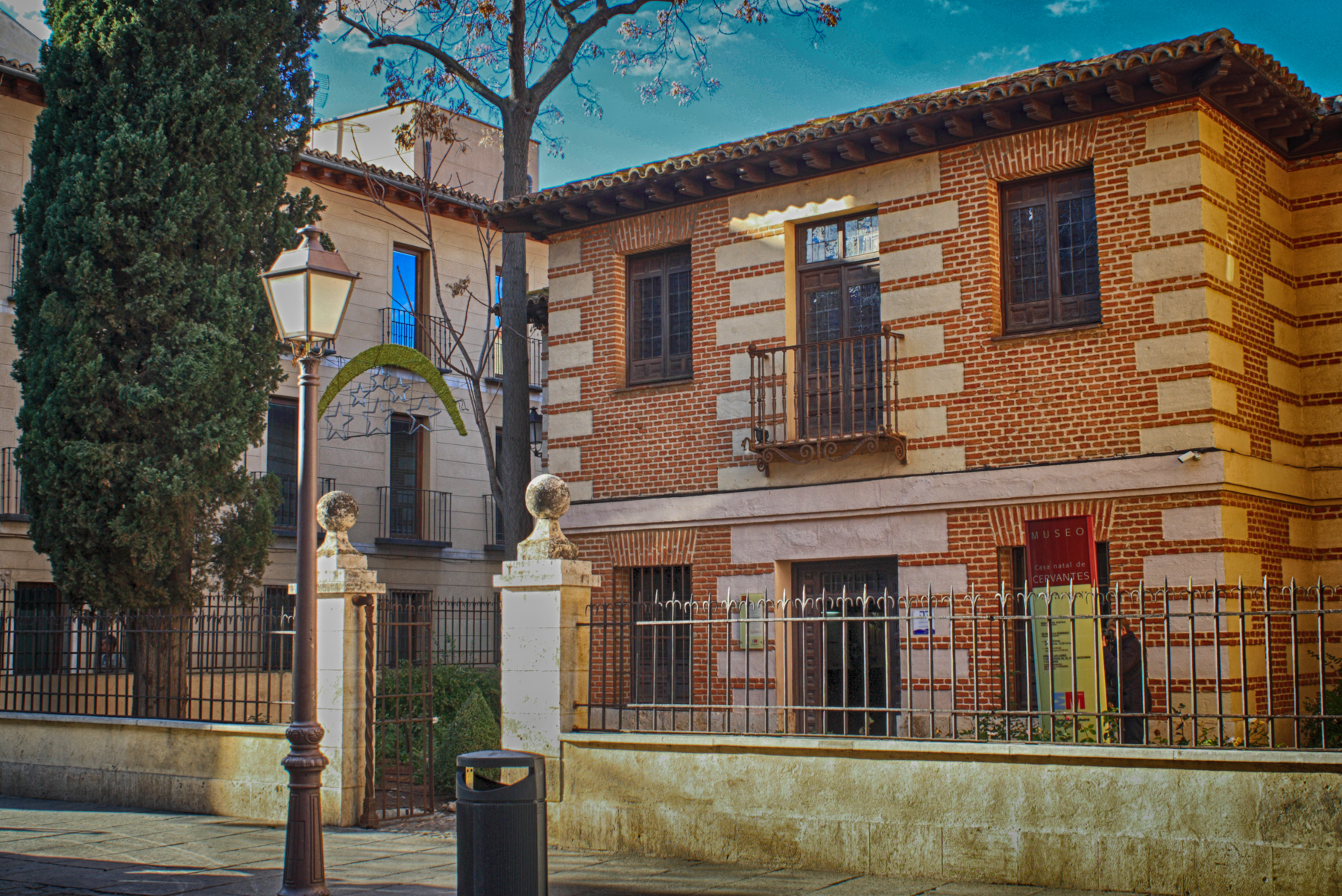 El Museo Casa Natal de Cervantes en Alcalá de Henares.