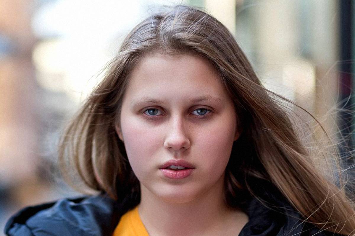 Julia Faustyna, la joven que dice ser Madeleine, en una de las fotos de la agencia de modelos polaca Max Models.