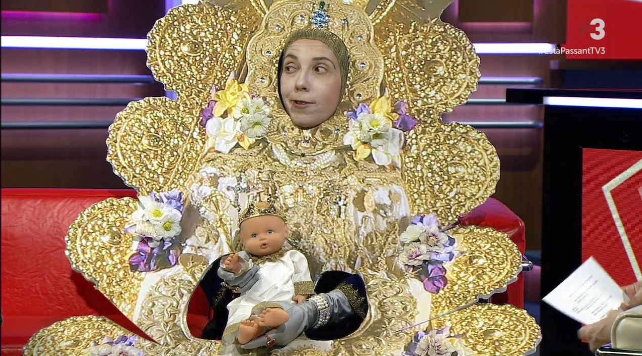 Sátira sobre la Virgen del Rocío en TV3.