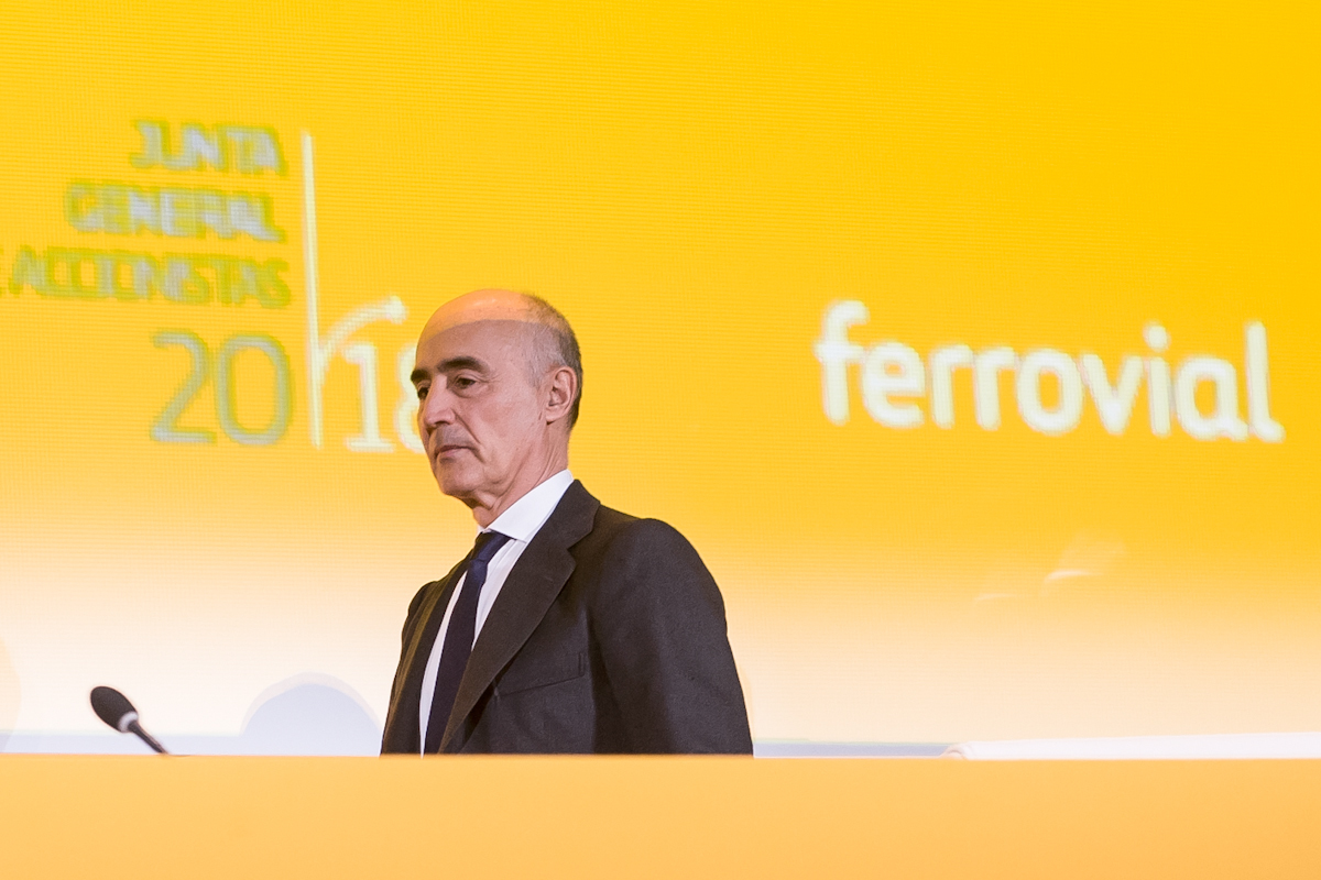 El presidente de Ferrovial, Rafael del Pino