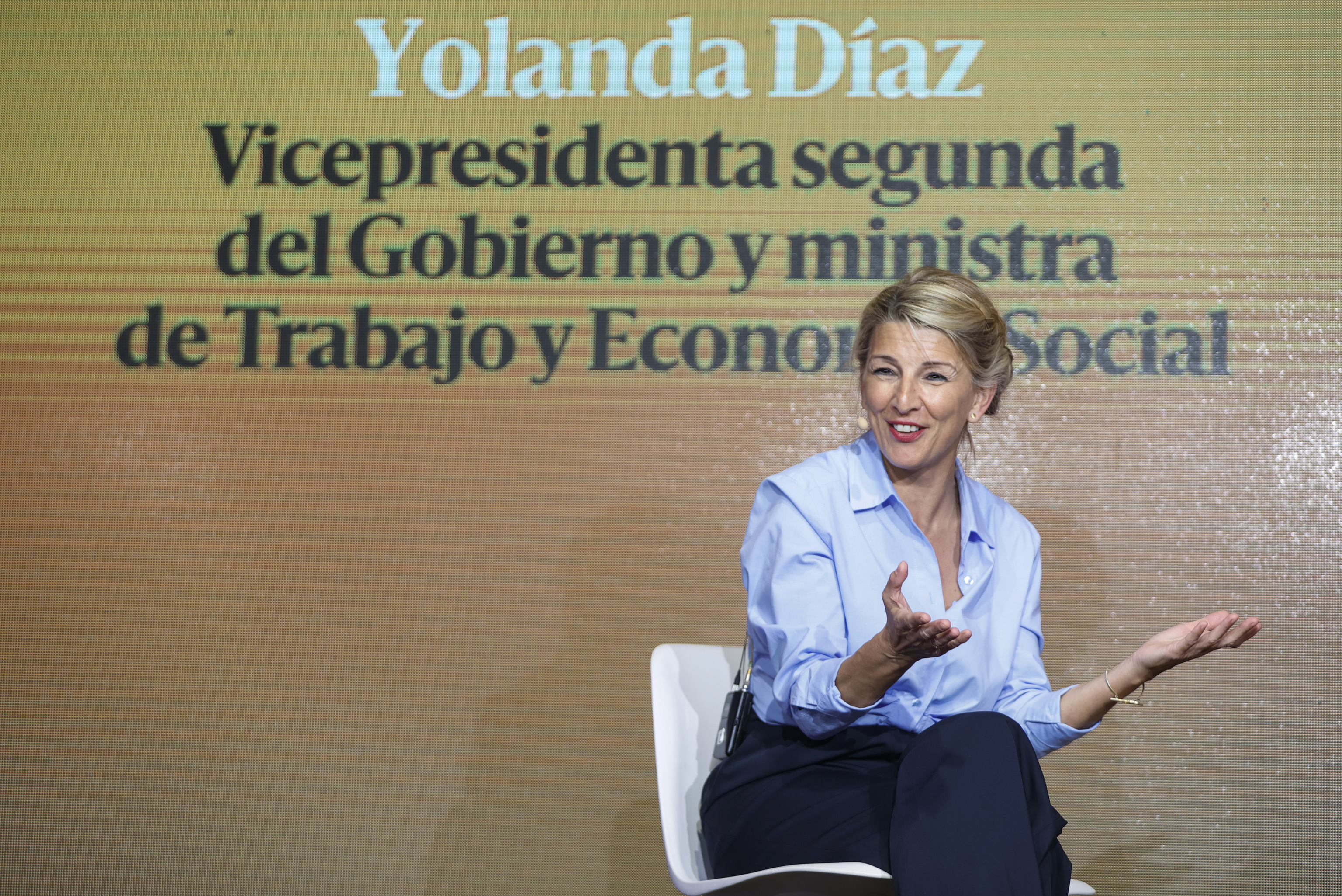 Yolanda Díaz, la ministra de Trabajo y vicepresidenta del Gobierno