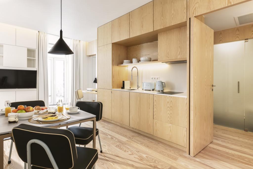 El interior de una casa destinada al turismo