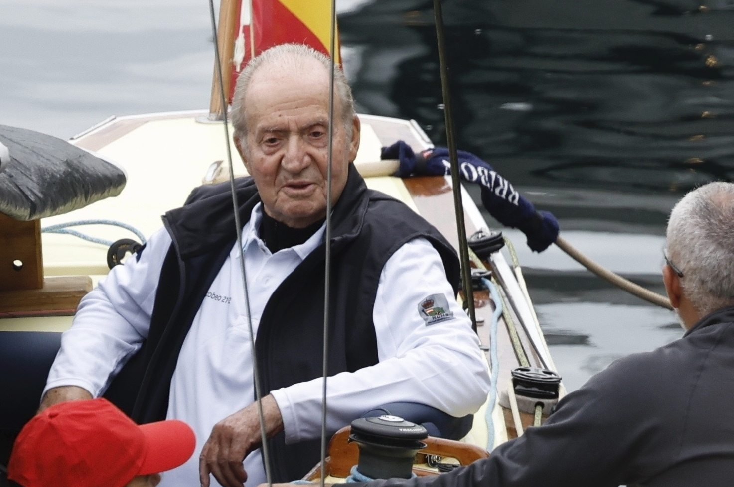 El Rey Juan Carlos, el pasado 20 de abril en Sanxenxo.