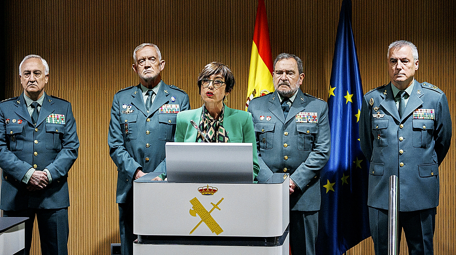Mara Gmez, el 22 de marzo, cuando present su dimisin como directora de la Guardia Civil.