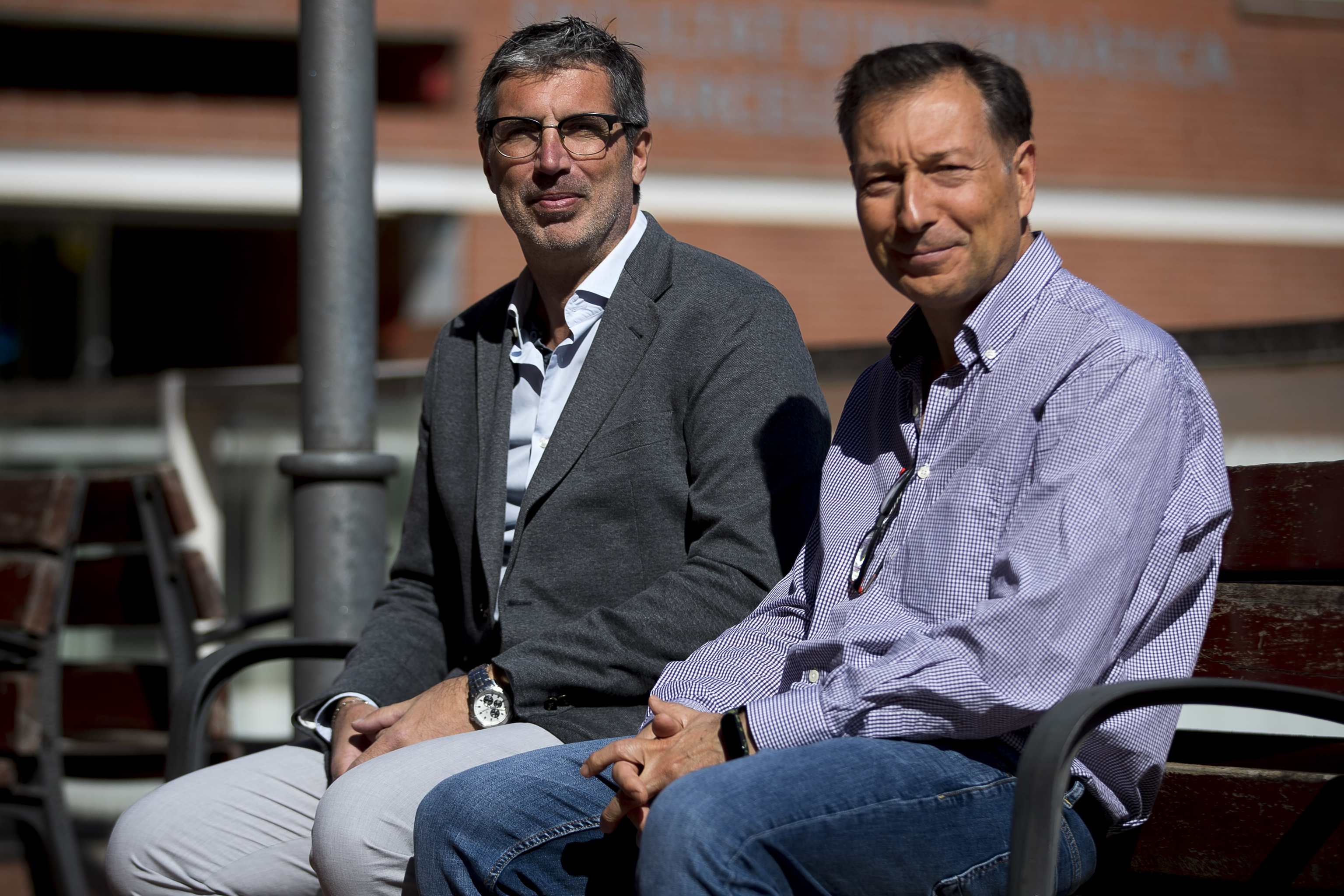 Josep M. Olm y Alejandro Rodrguez, docentes de la UPC.