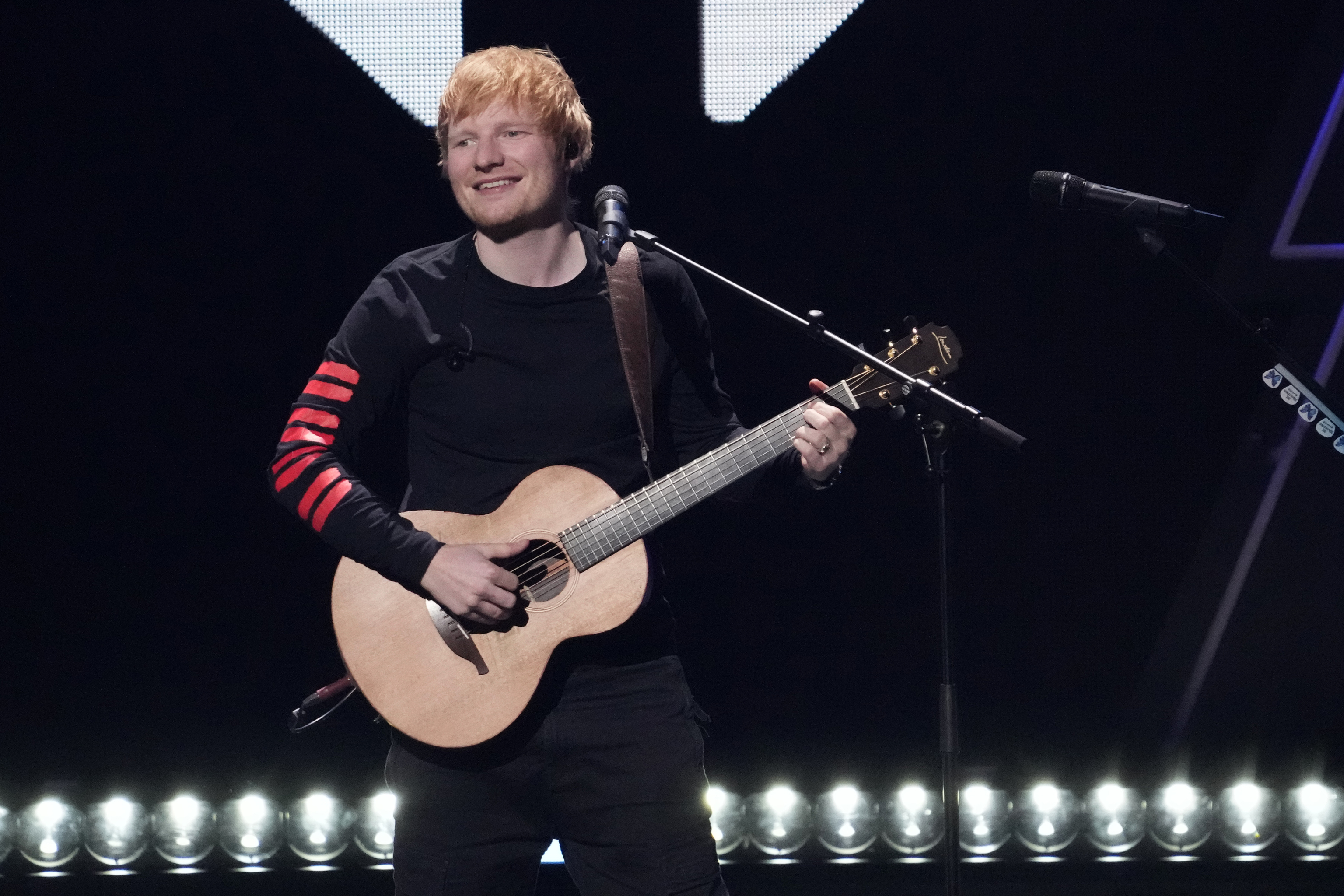 Ed Sheeran, en uno de sus conciertos.