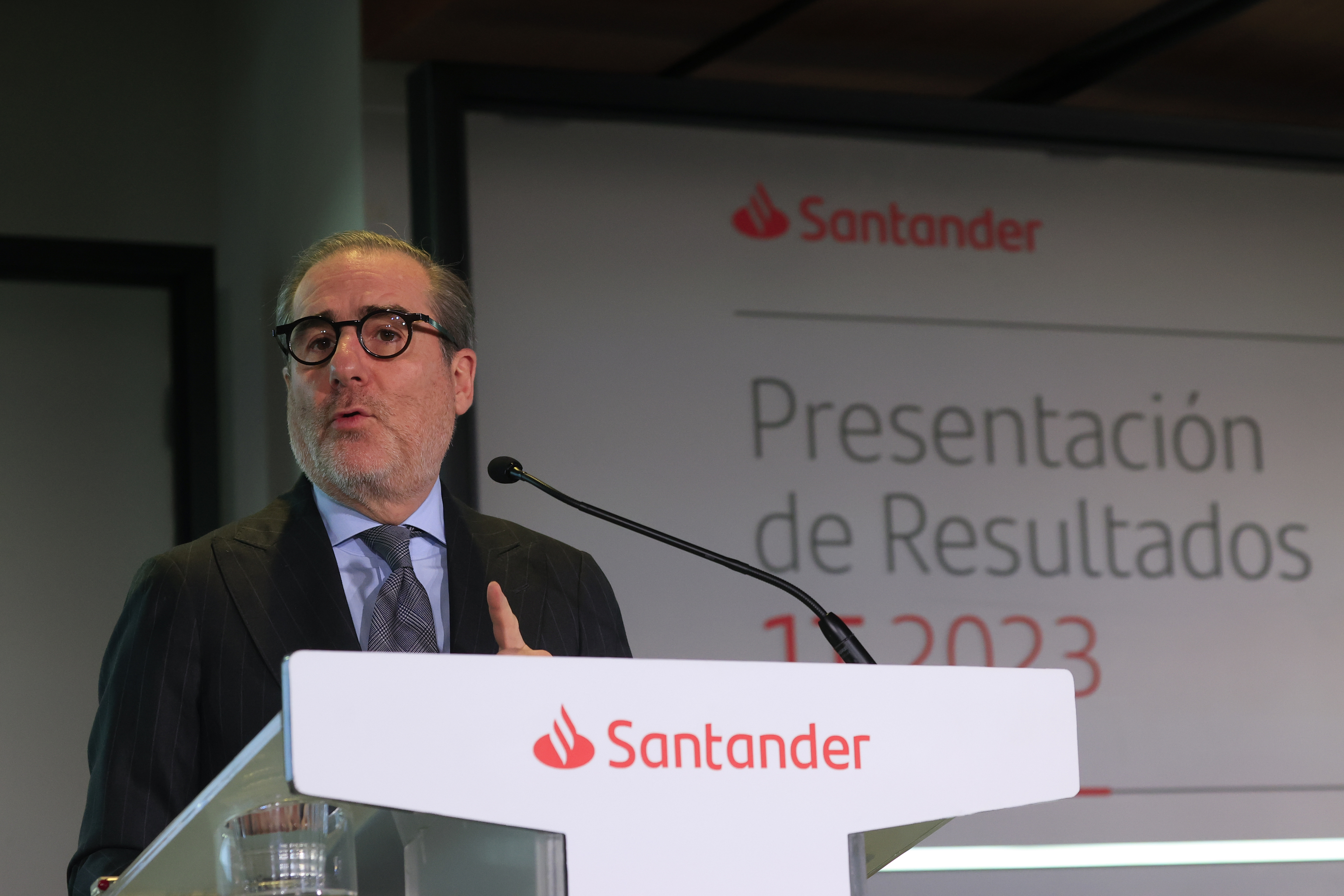 El consejero delegado del Grupo Santander, Héctor Grisi, este martes.