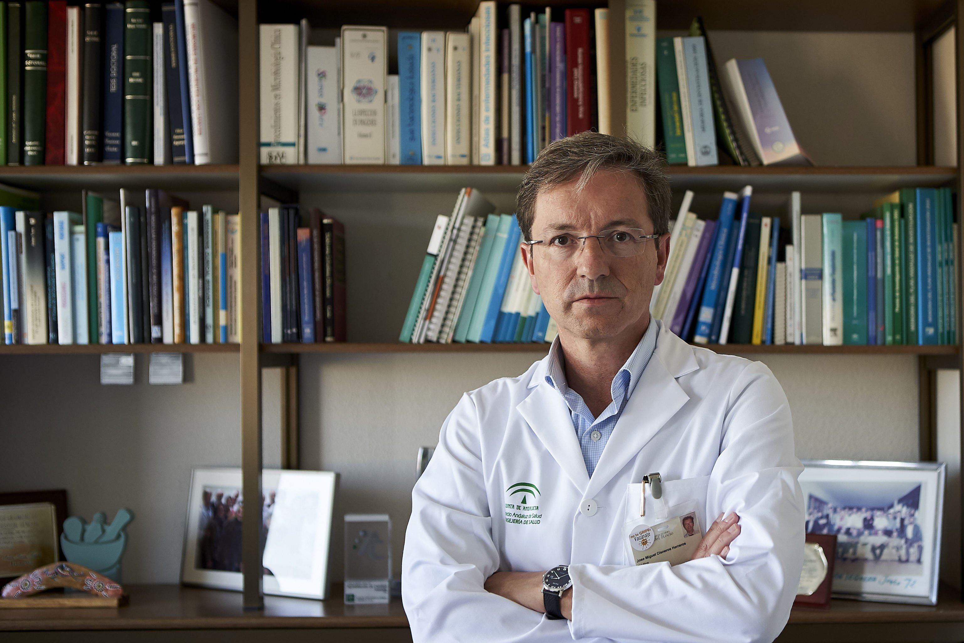 Jos Miguel Cisneros, jefe de Infecciosas y Microbiologa del Hospital Virgen del Roco.