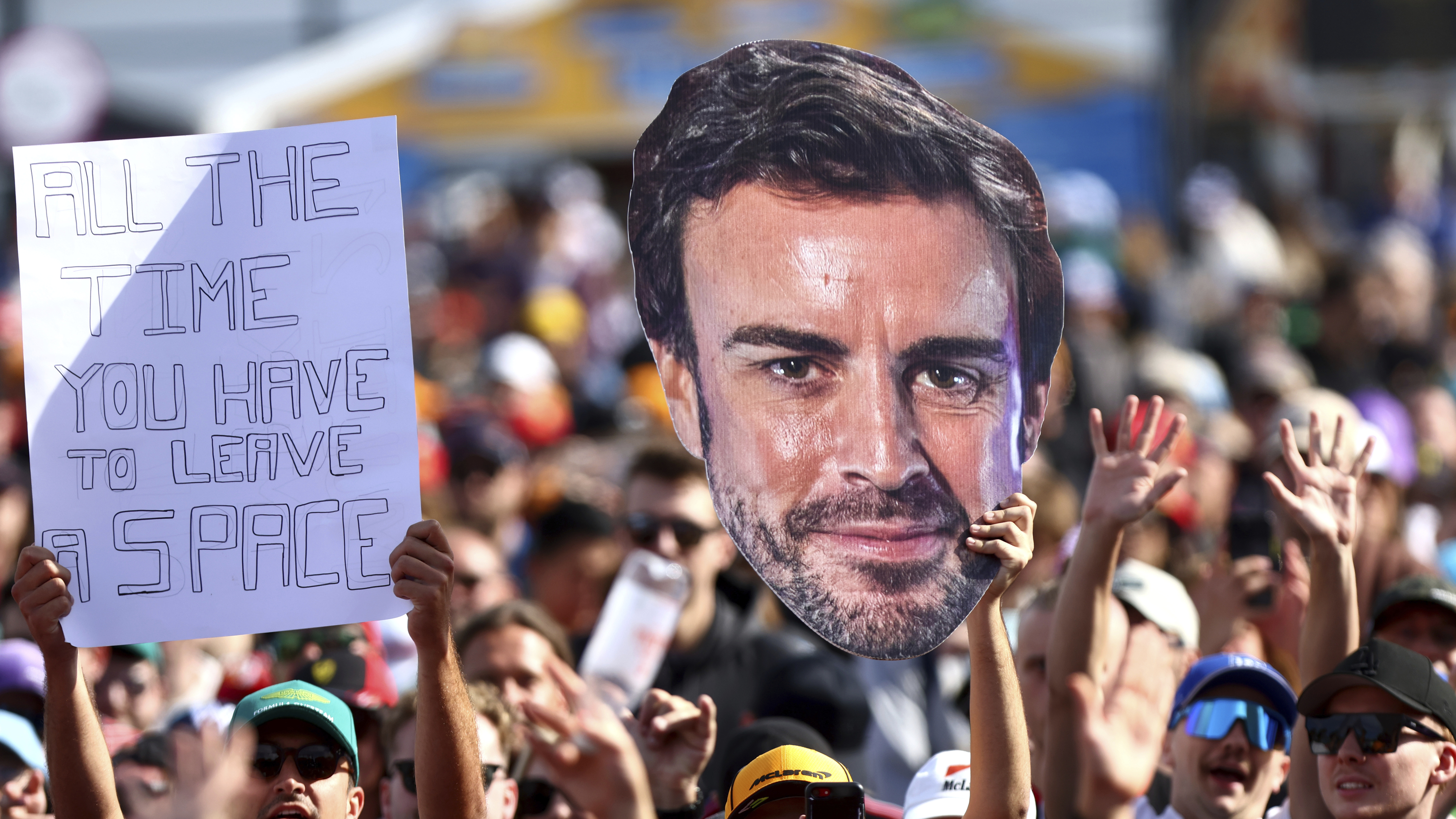 Aficionados de Fernando Alonso en Australia