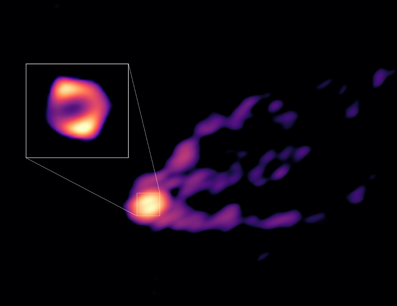 La nueva imagen obtenida del agujero negro de la galaxia M87