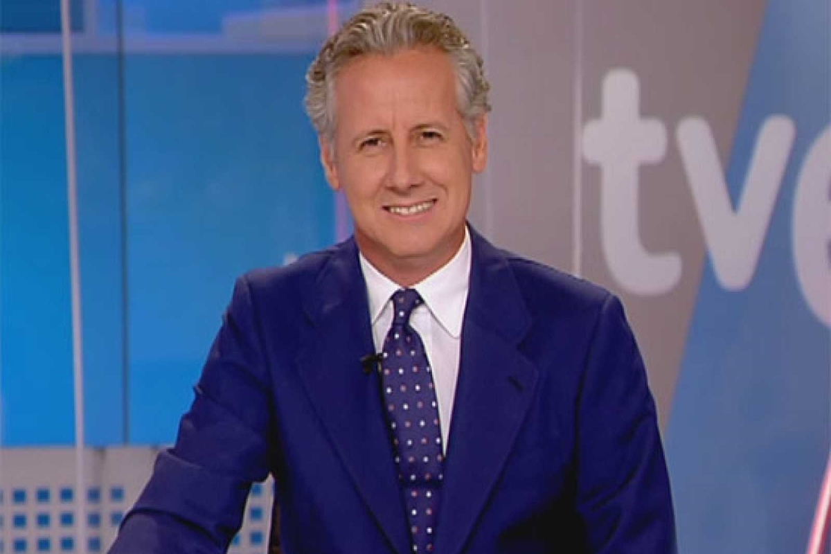 Lorenzo Mil, en el plat de Noticias de TVE.