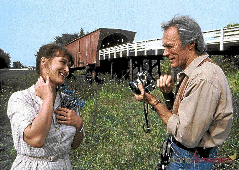 Meryl Streep y Clint Eastwood en 'Los puentes de Madison'.