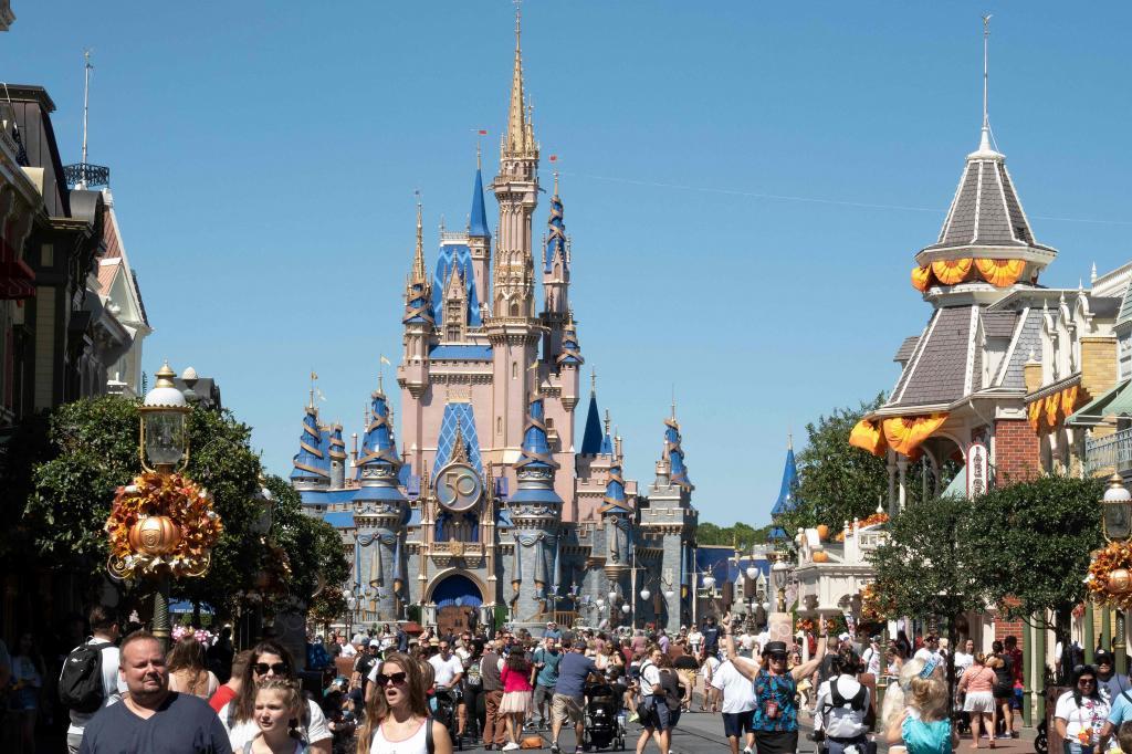 El castillo del parque de atracciones 'Walt Disney World' en Florida.