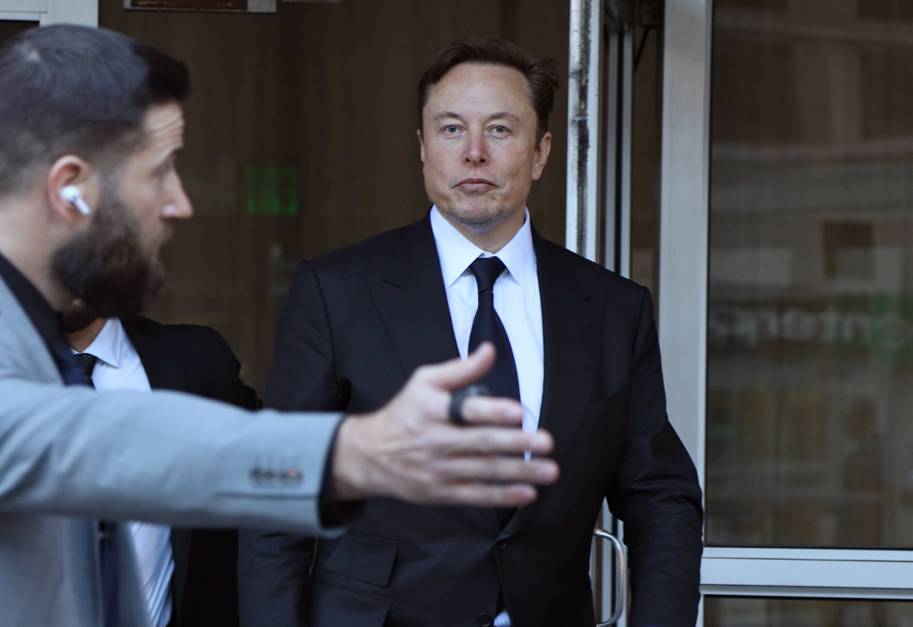 Elon Musk, a la salida de una vista judicial en San Francisco, California (EEUU).