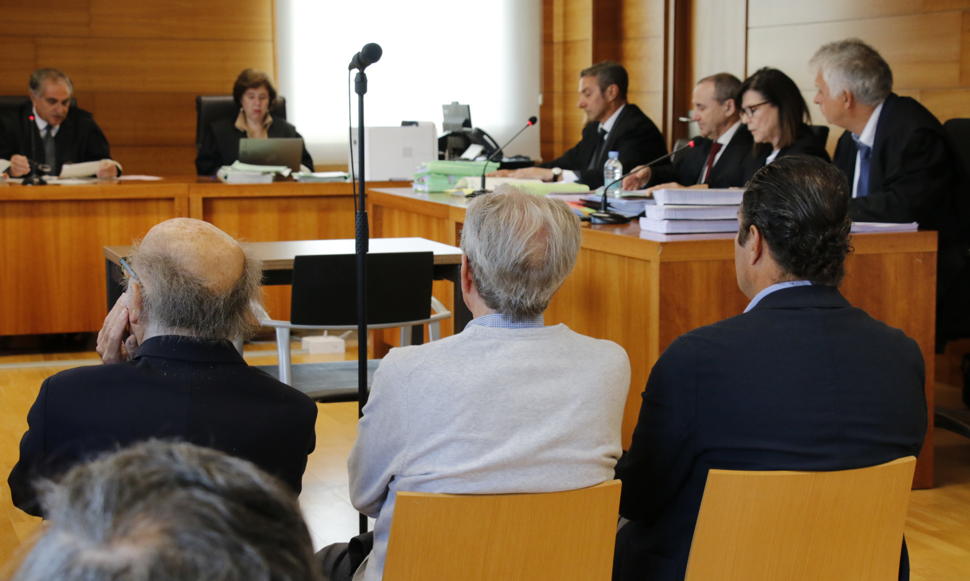 Montero, Roca y Espejo, en el juicio a principios de mes.