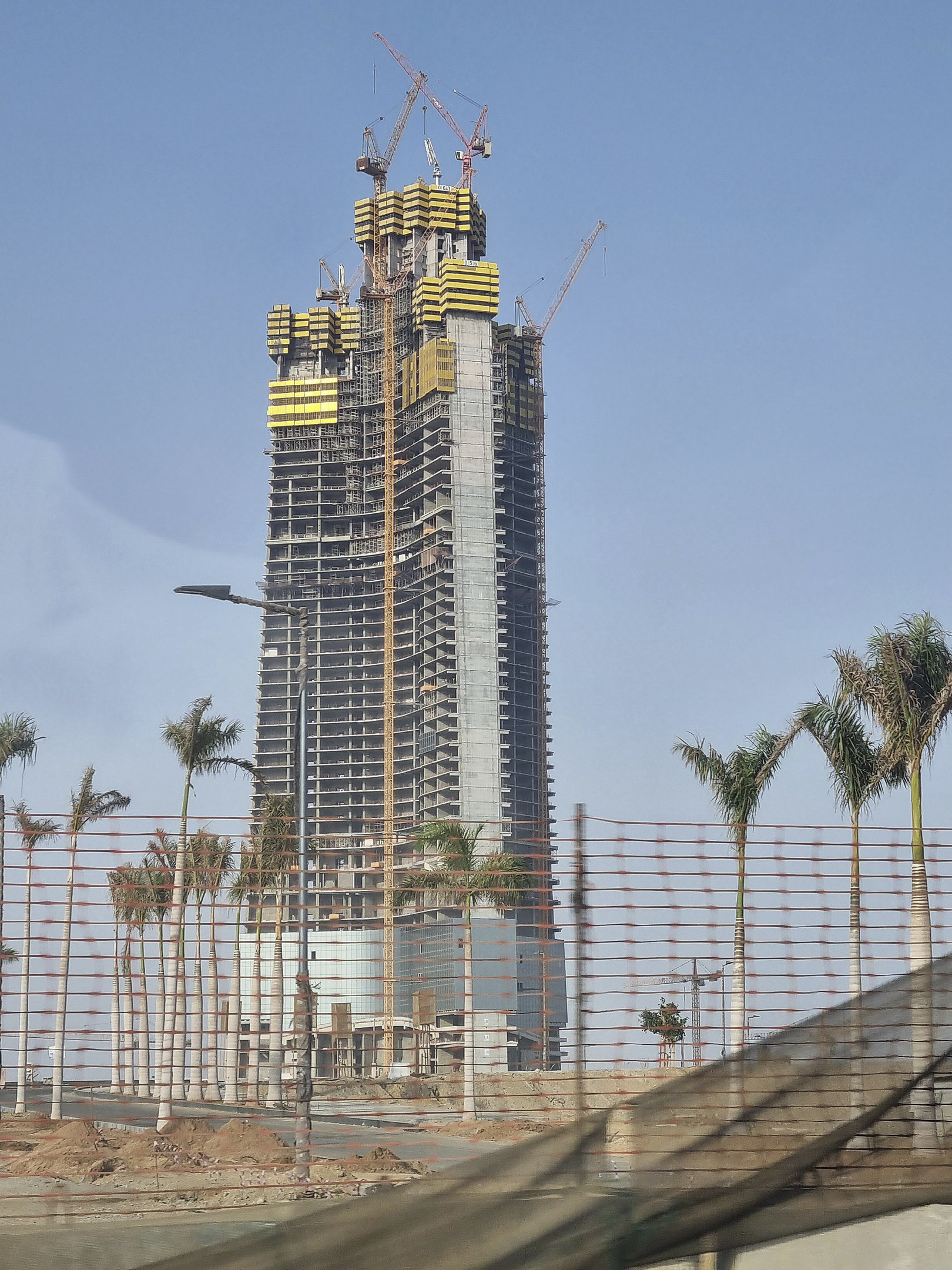 La Jeddah Tower, en su estado actual.