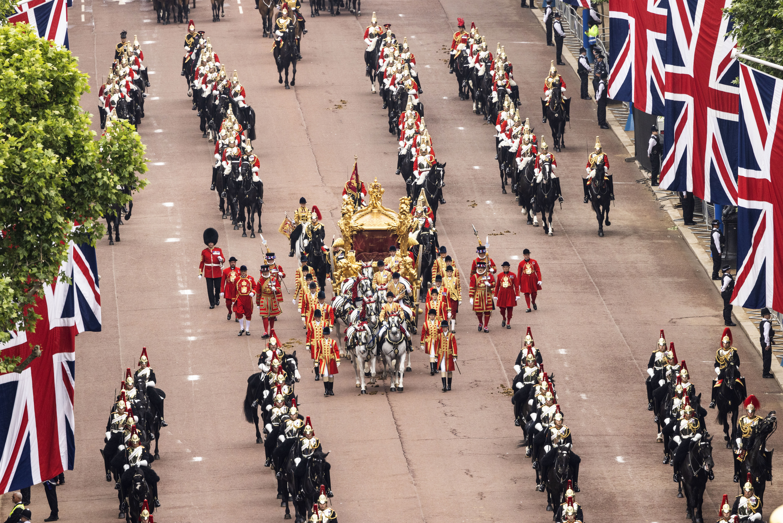 Desfile en Londres por el Jubileo de Diamante de Isabel II, en 2012.