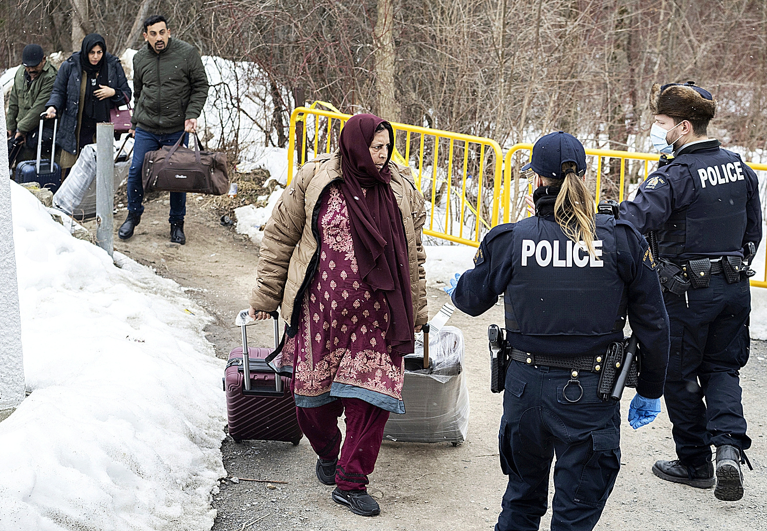 Canad cierra la ltima frontera del exilio