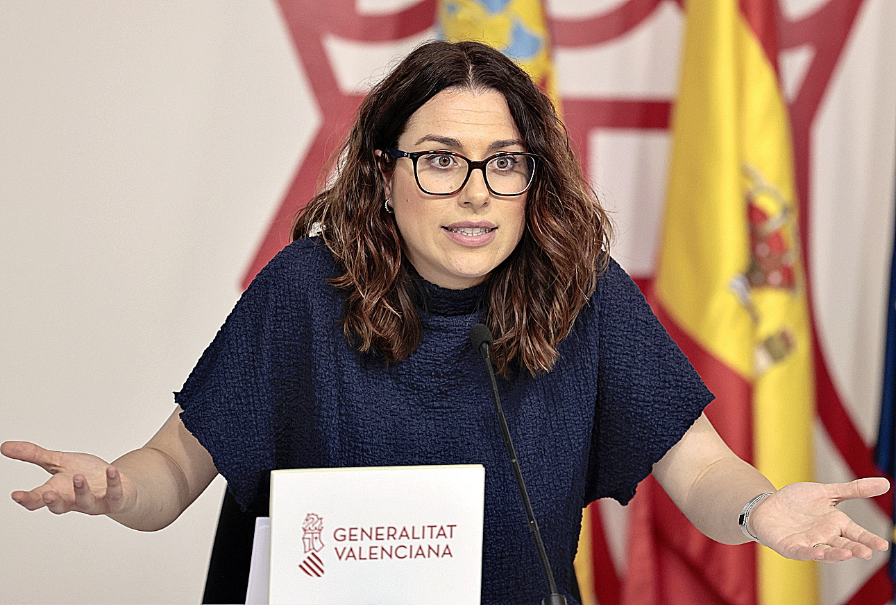 Aitana Mas, sucesora de Oltra y responsable ahora de los centros de menores de la Generalitat.