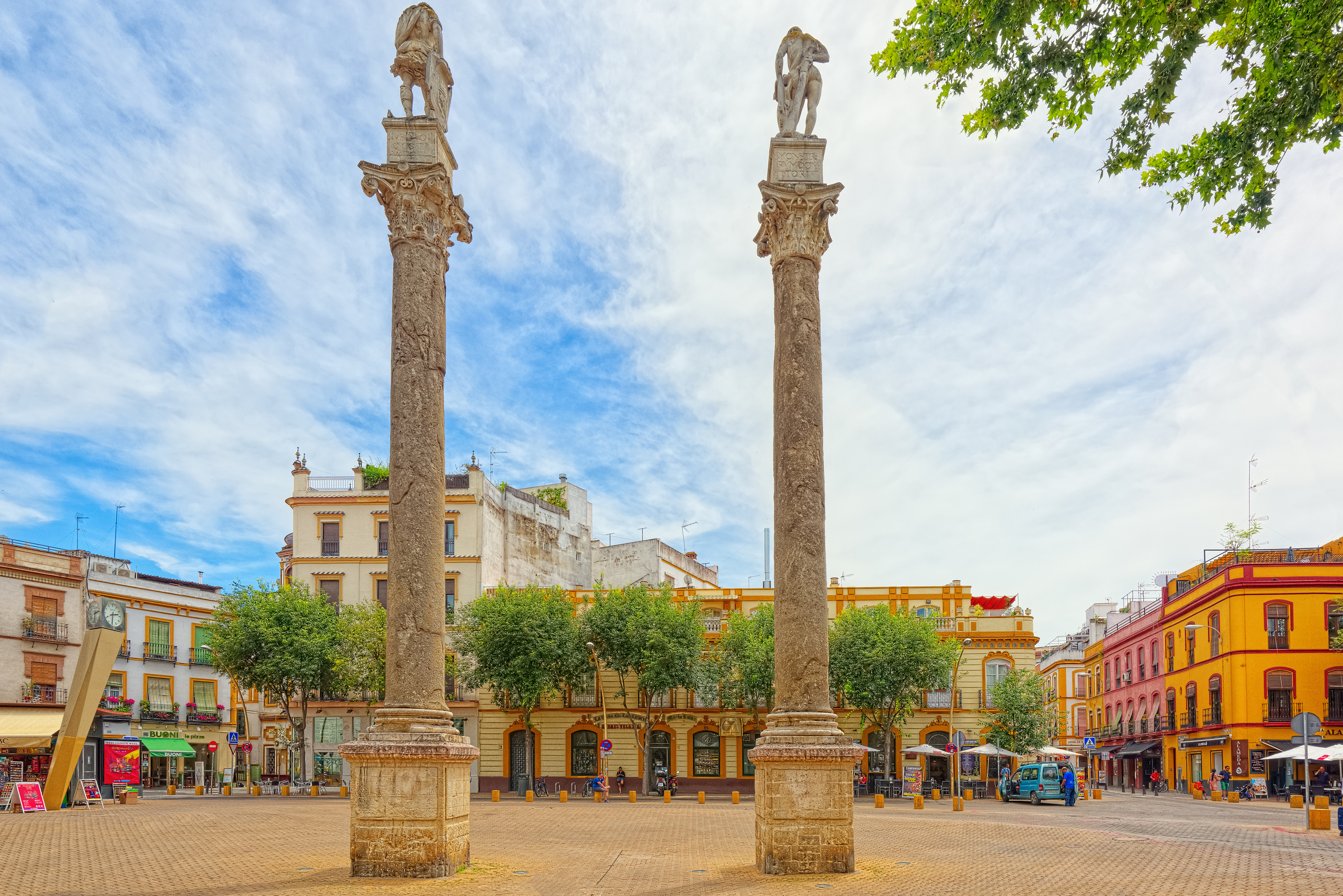 Columnas de la Alameda de Hércules.