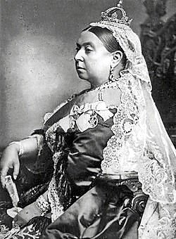 La reina Victoria, en una fotografía oficial de la época.