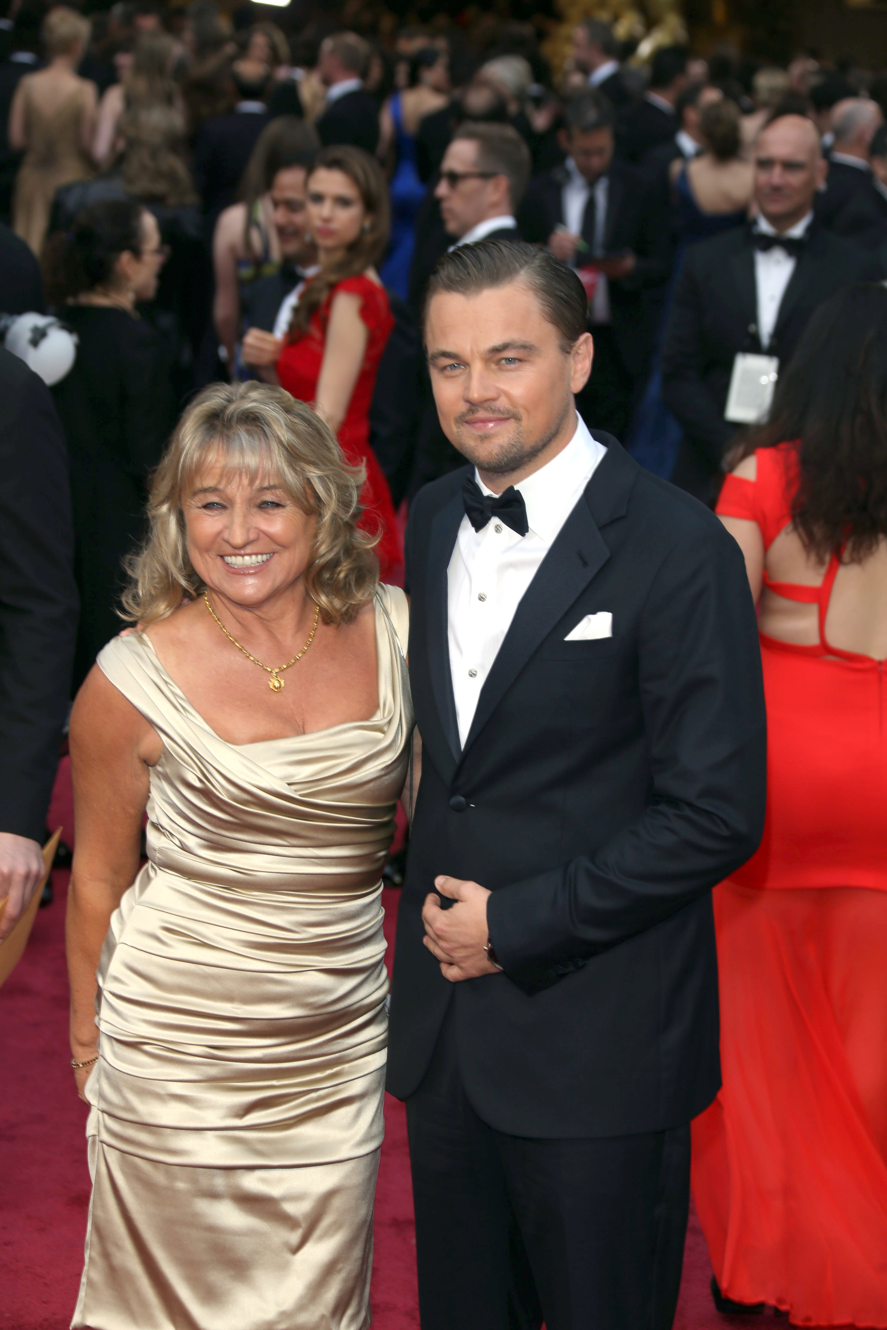 Leonardo DiCaprio y su madre, Irmelin.
