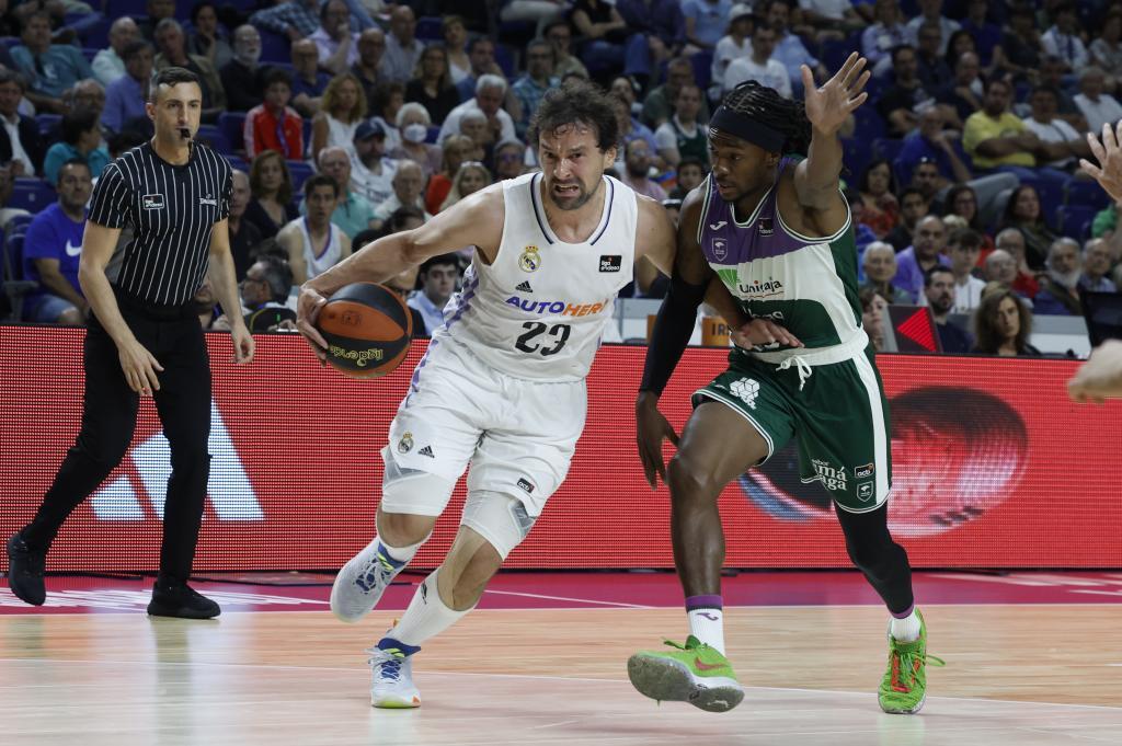 Sergio Llull durante el partido contra el Unicaja.