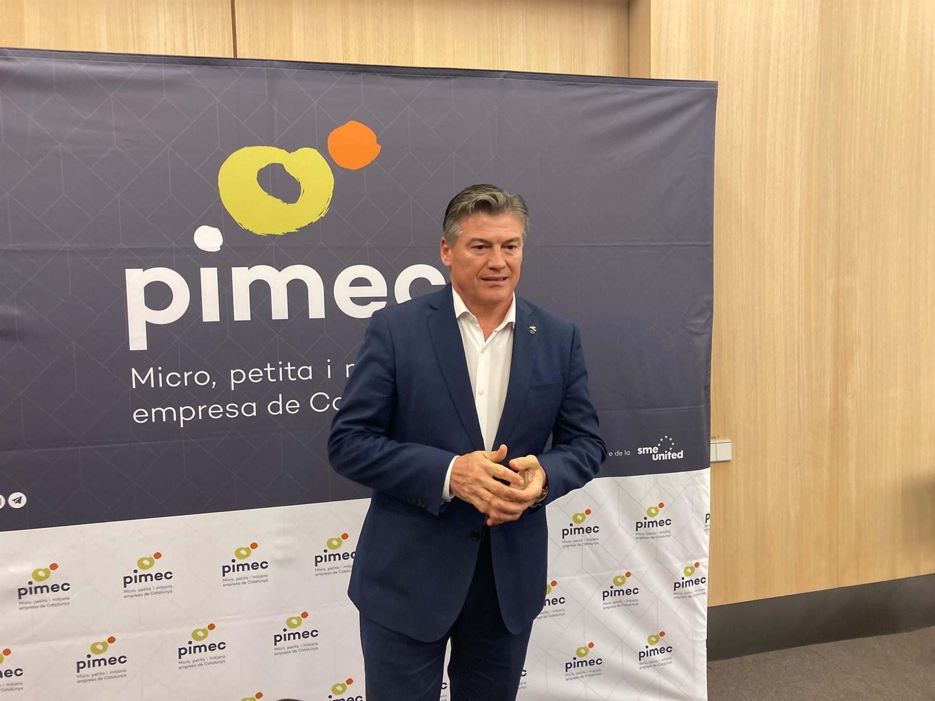 El presidente de Pimec, Antoni Caete.
