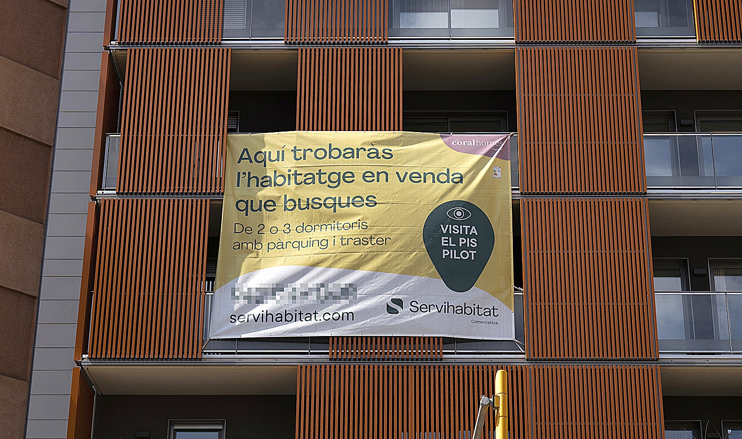 Promoción de viviendas en Barcelona.