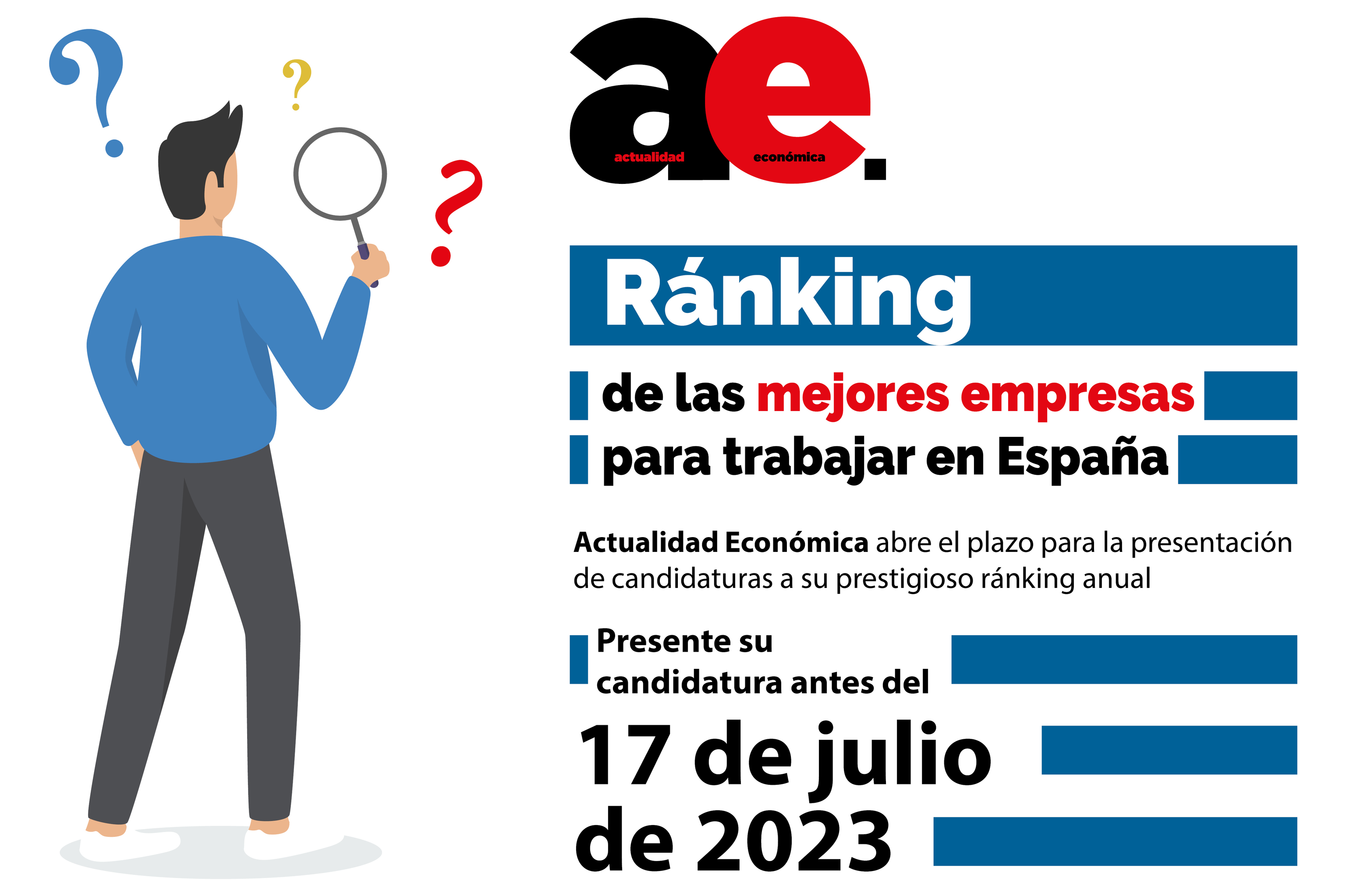Empezamos a preparar una nueva edición del ránking de Las 100 Mejores Empresas para Trabajar en España