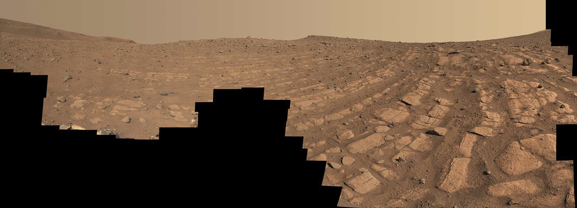 Imgenes transmitidas por el rover Perseverance en Marte.