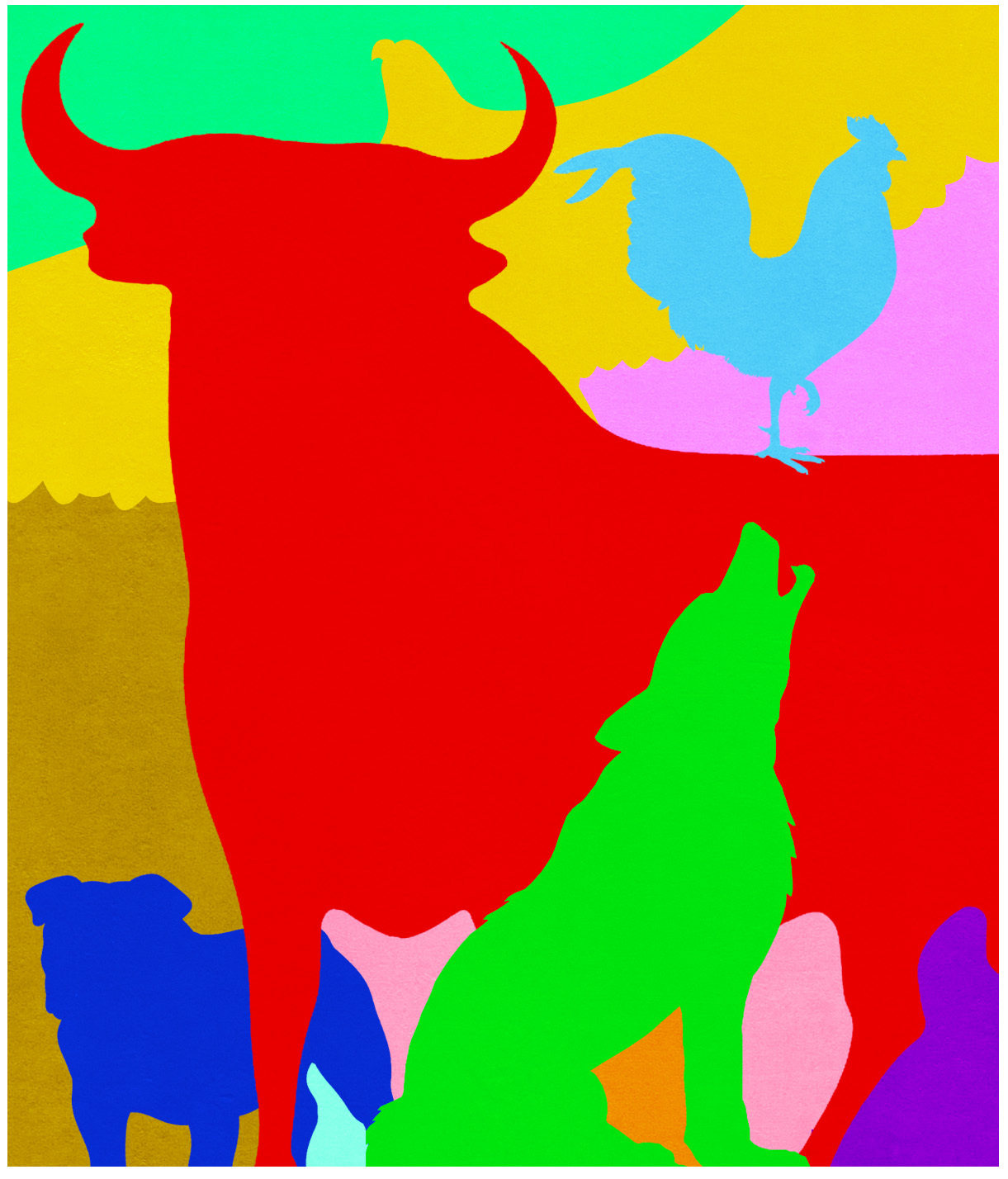 Modelo De Vaca Juguete De Animales De Granja Toro Negro Suizo Marrón  Almizcle Norte De África