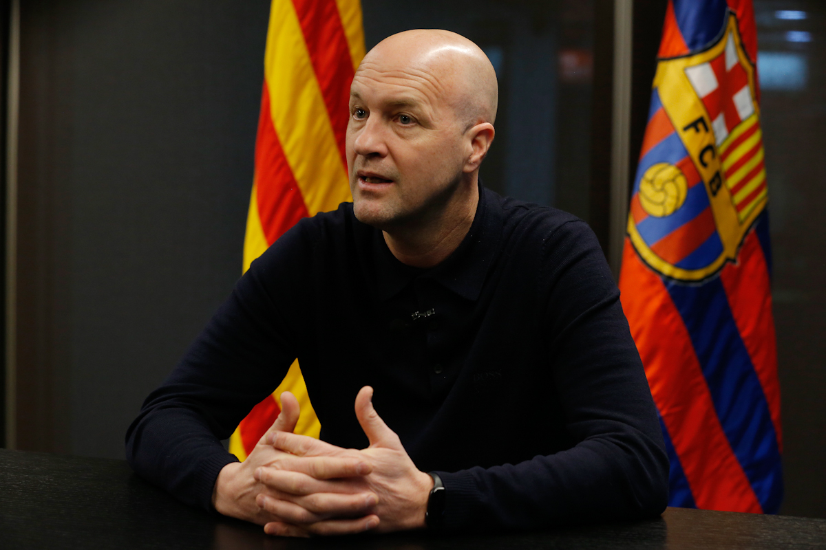 Jordi Cruyff, sports director of Barcelona.