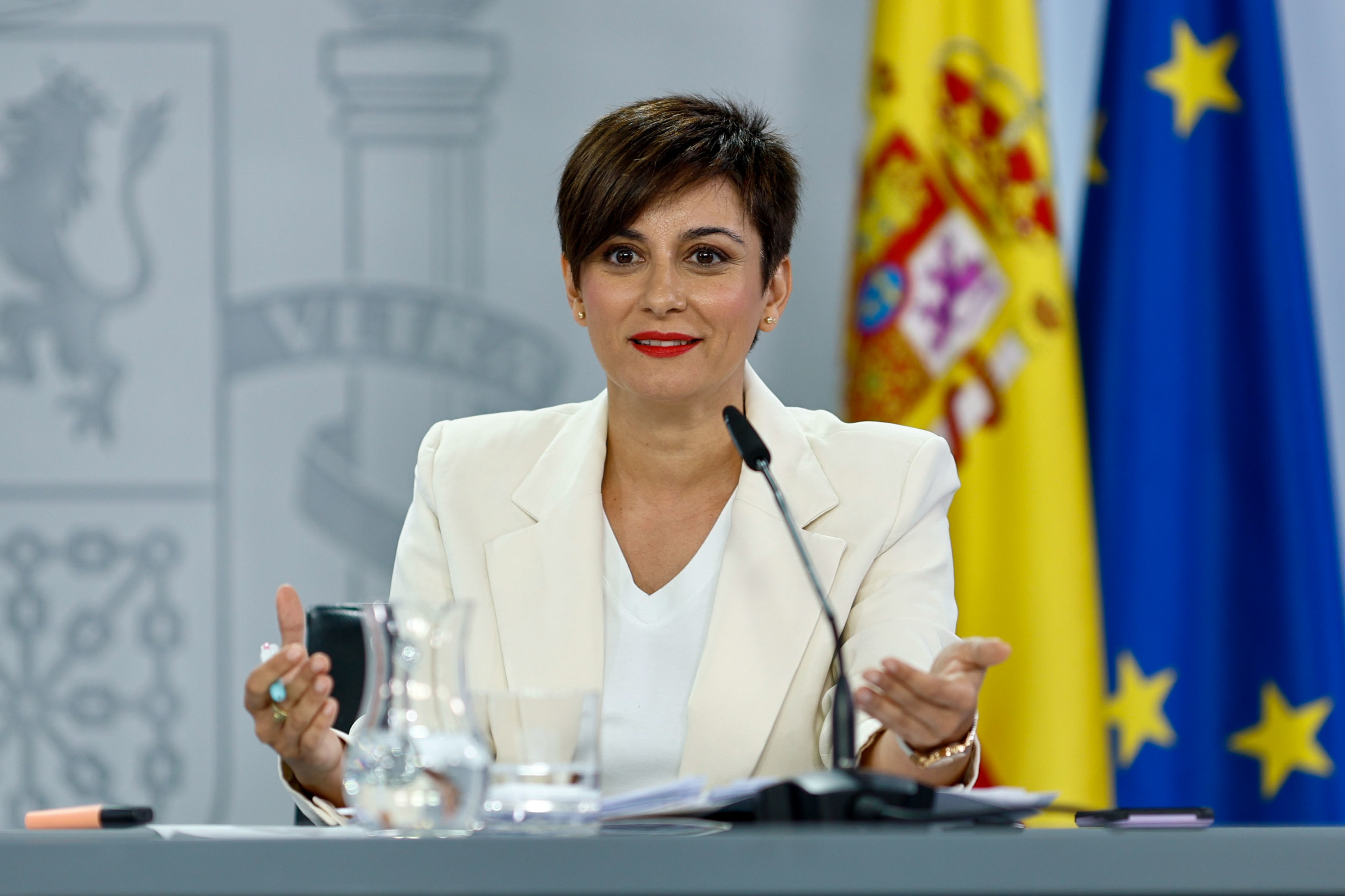 La portavoz del Gobierno, Isabel Rodrguez, comparece tras el Consejo de Ministros.