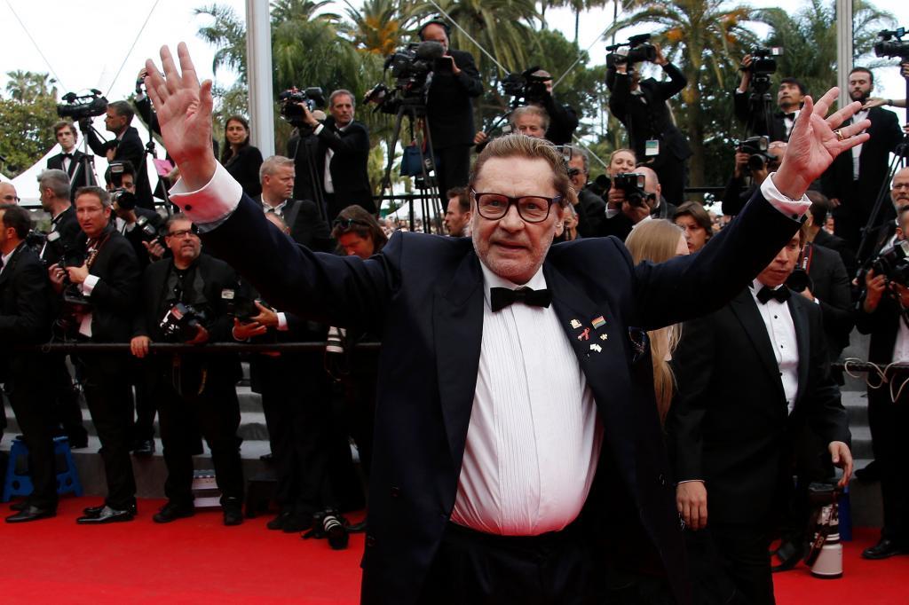 Helmut Berger en el festival de Cannes en 2014.