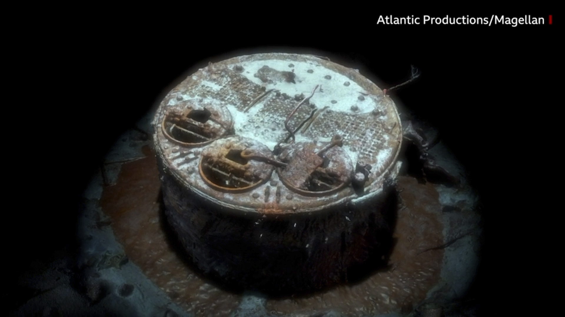 Detalle del primer escaneo 3D del Titanic.