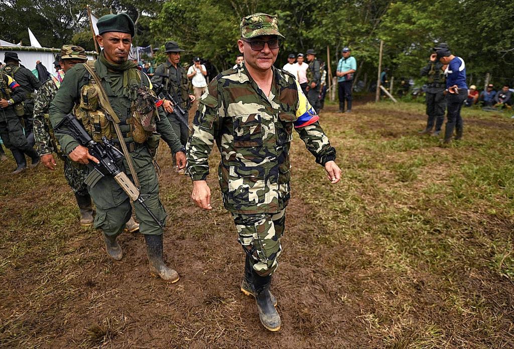 El mximo comandante de la disidencia de las FARC-Ep, Ivn Mordisco.